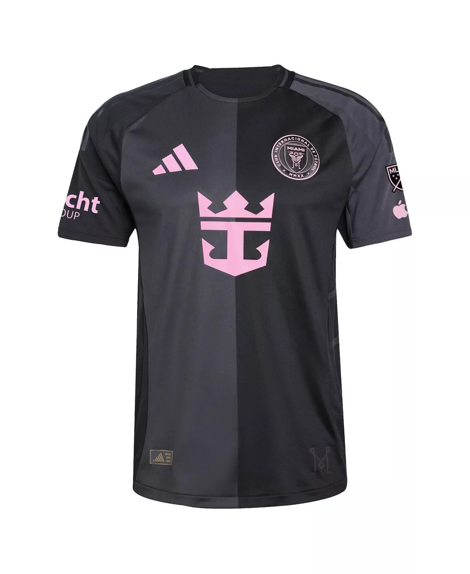 Men's Lionel Messi Black Inter Miami CF 2025 The Fortitude Kit Authentic Player Jersey - Black - 2XL