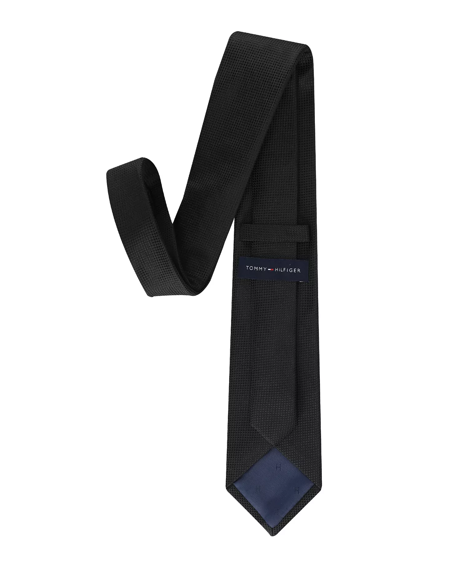 Men's Stella Solid Tie - Black - ONE SIZE