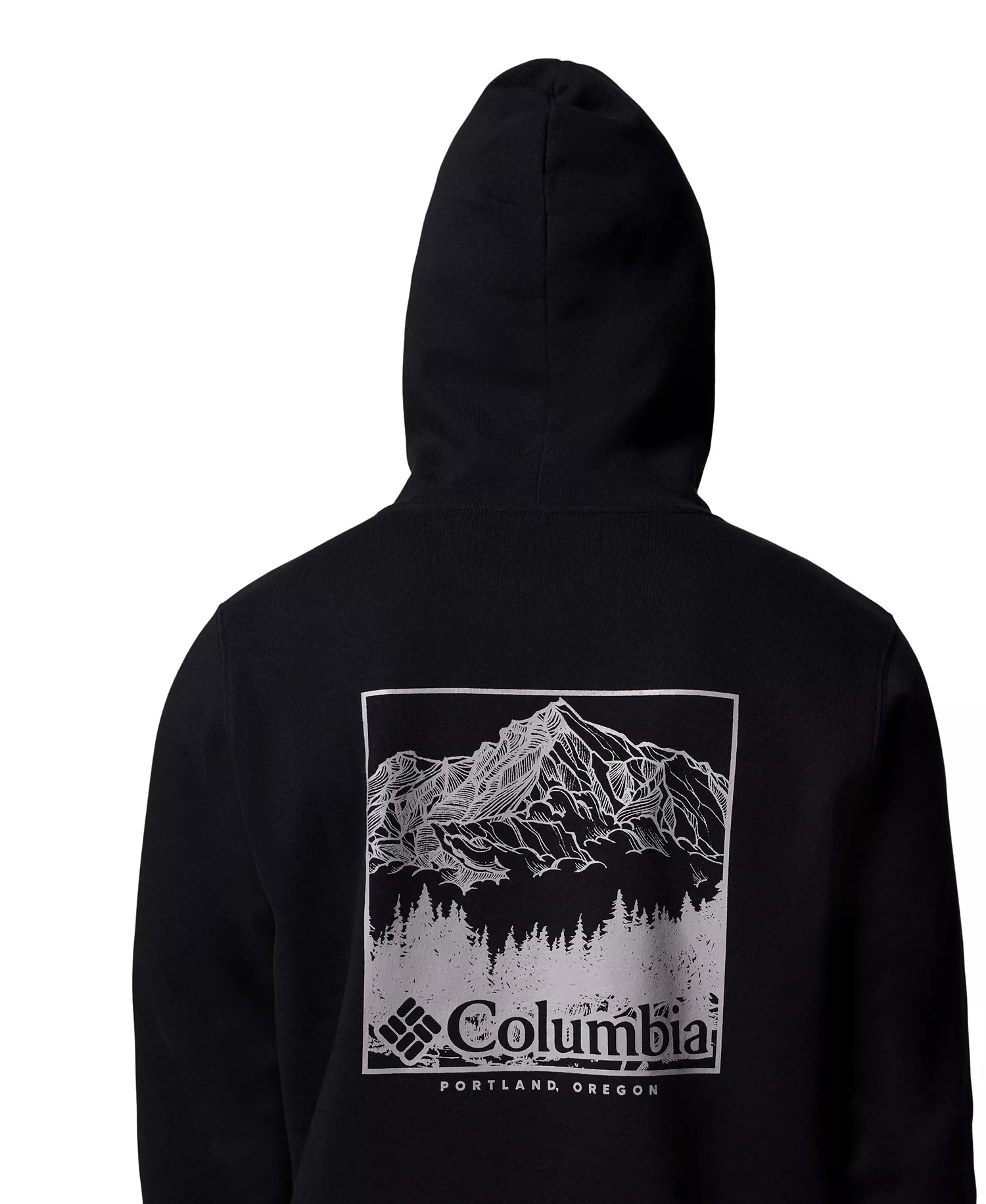 Men's Trek Graphic Hoodie - Black, Meadowland - L
