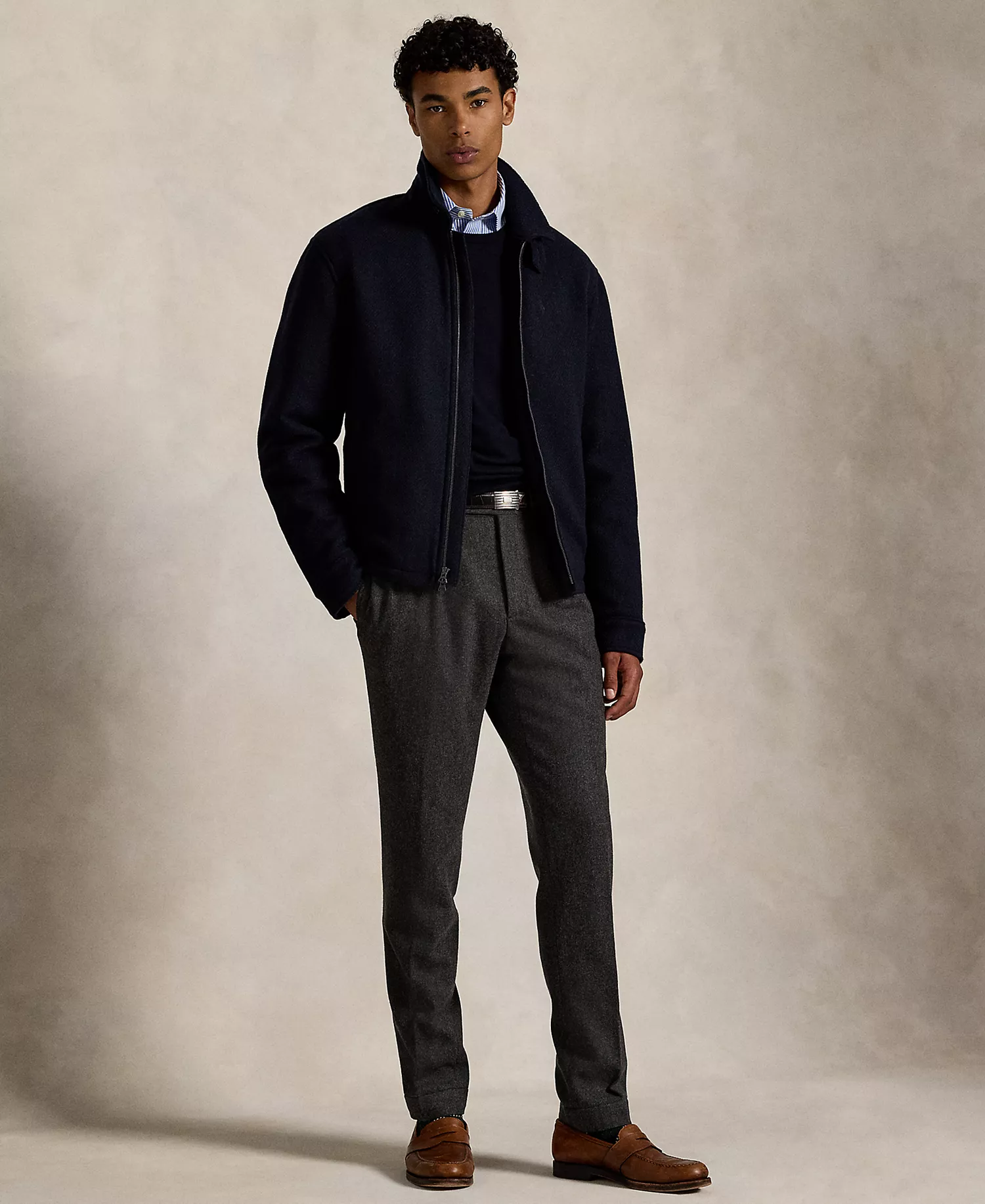 Men's The Langdon Wool Jacket - Collection Navy - S
