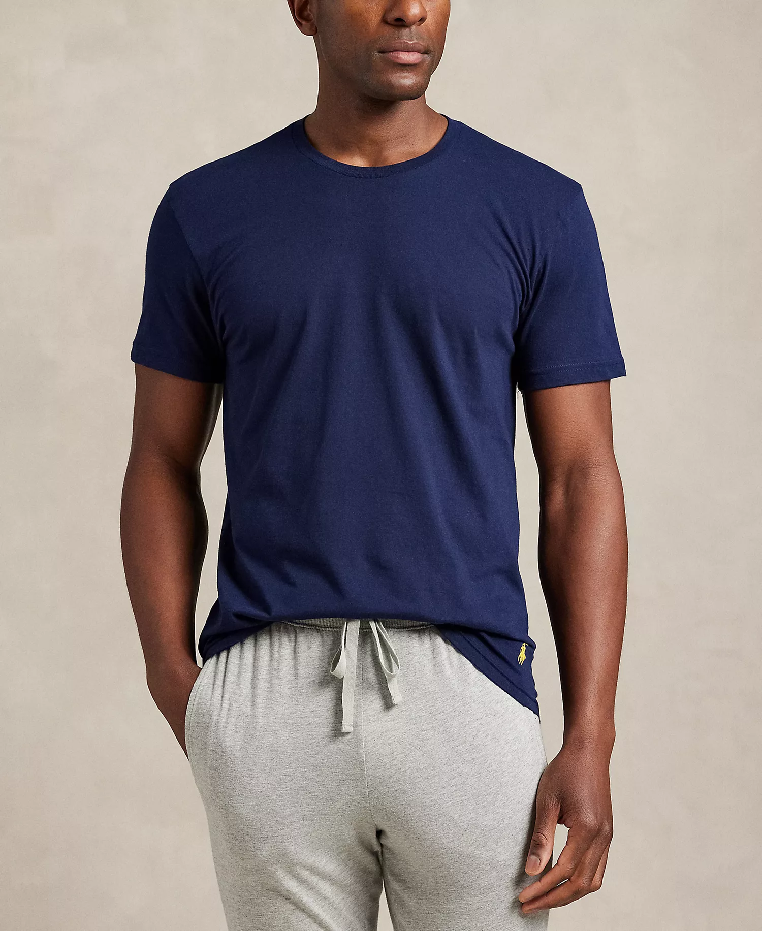 Men's 3-Pack Classic Crewneck T-Shirt - Cruise Navy/White/Moss Agate - L