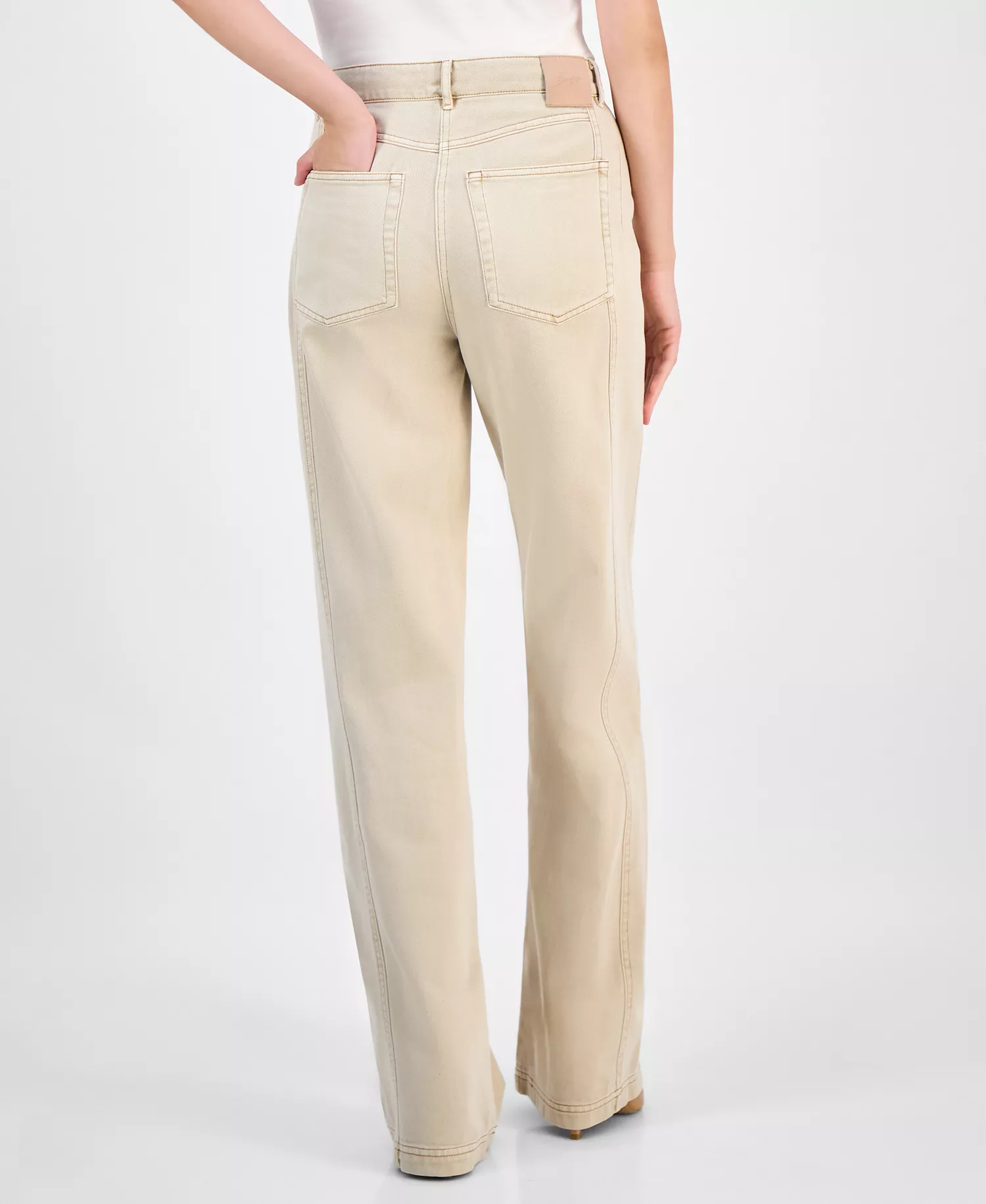 Women's Wide-Leg Jeans - Rustcopper - 12