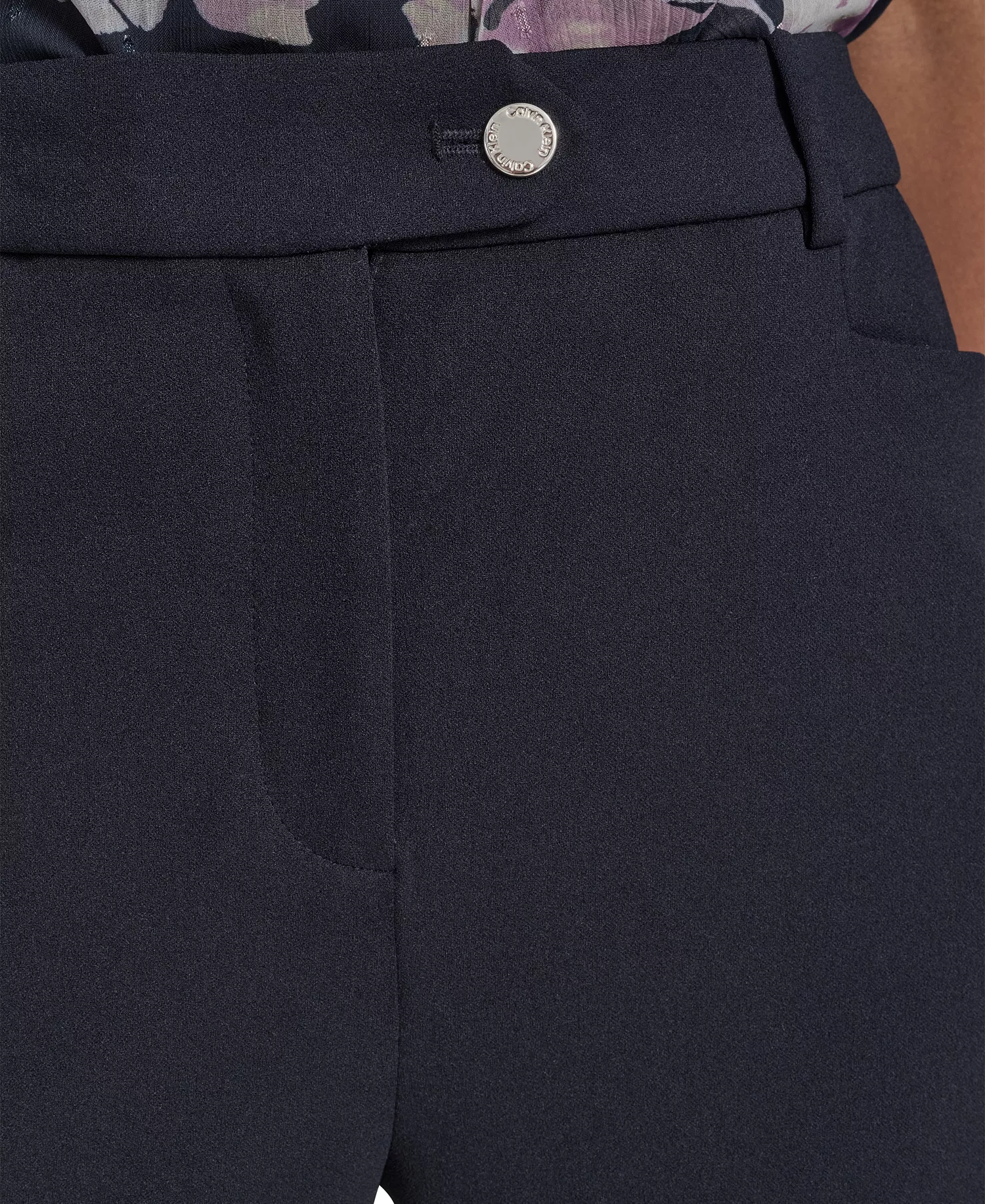 Women's Petite Modern Fit High-Rise Pants - Navy - 6P