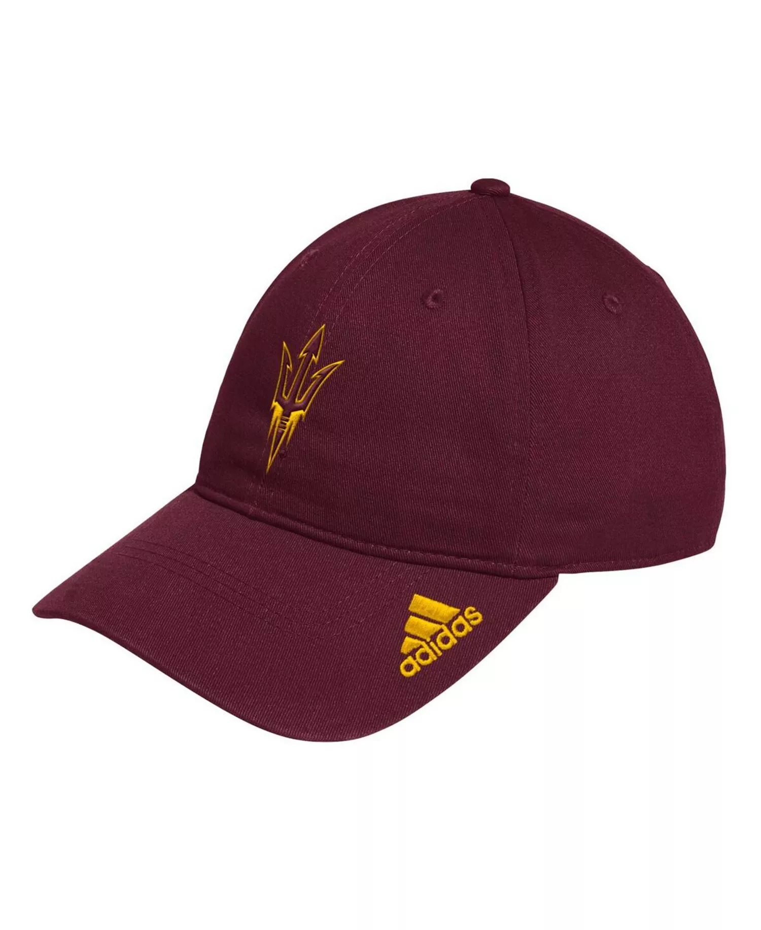 Men's Maroon Arizona State Sun Devils Locker Room Logo Slouch Adjustable Hat - Maroon - ONE SIZE