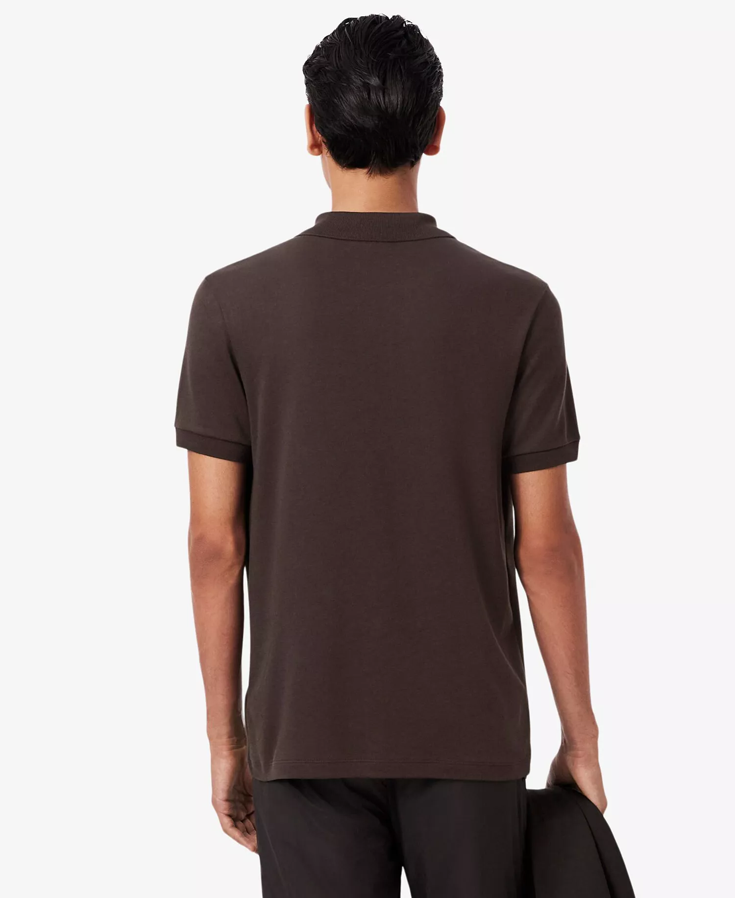 Men's Regular Fit Soft Touch Short Sleeve Polo Shirt - Brown - 2XL