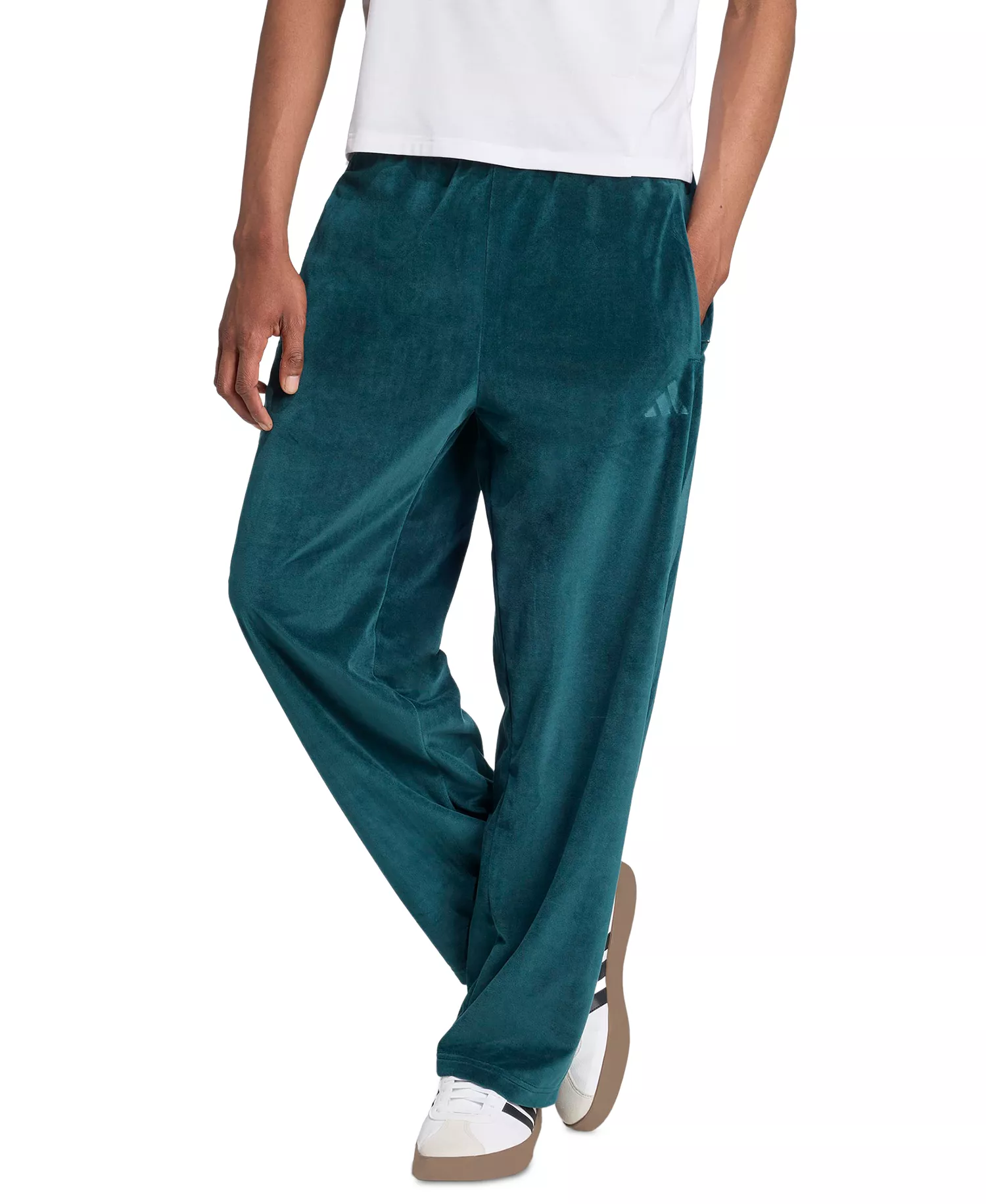 Men's Relaxed-Fit Velour Tiro Track Pants - Aurora Ivy - 2XL