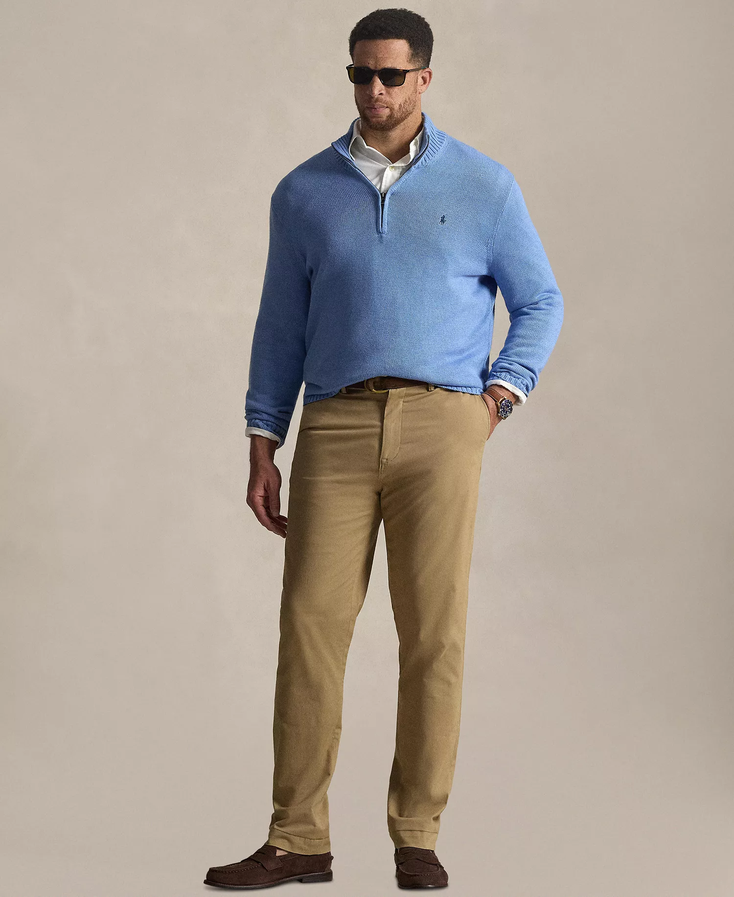 Men's Big & Tall Classic-Fit Camo Chino Pants - Desert Khaki - 36x36