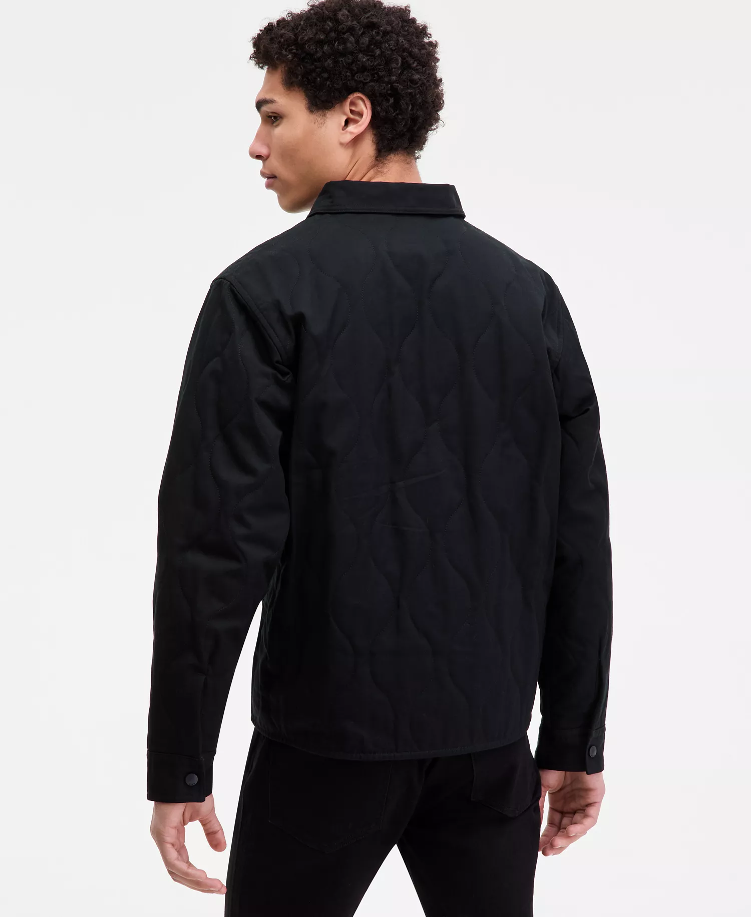 Men's Ebey Light Quilted Jacket - BLACK - 2XL