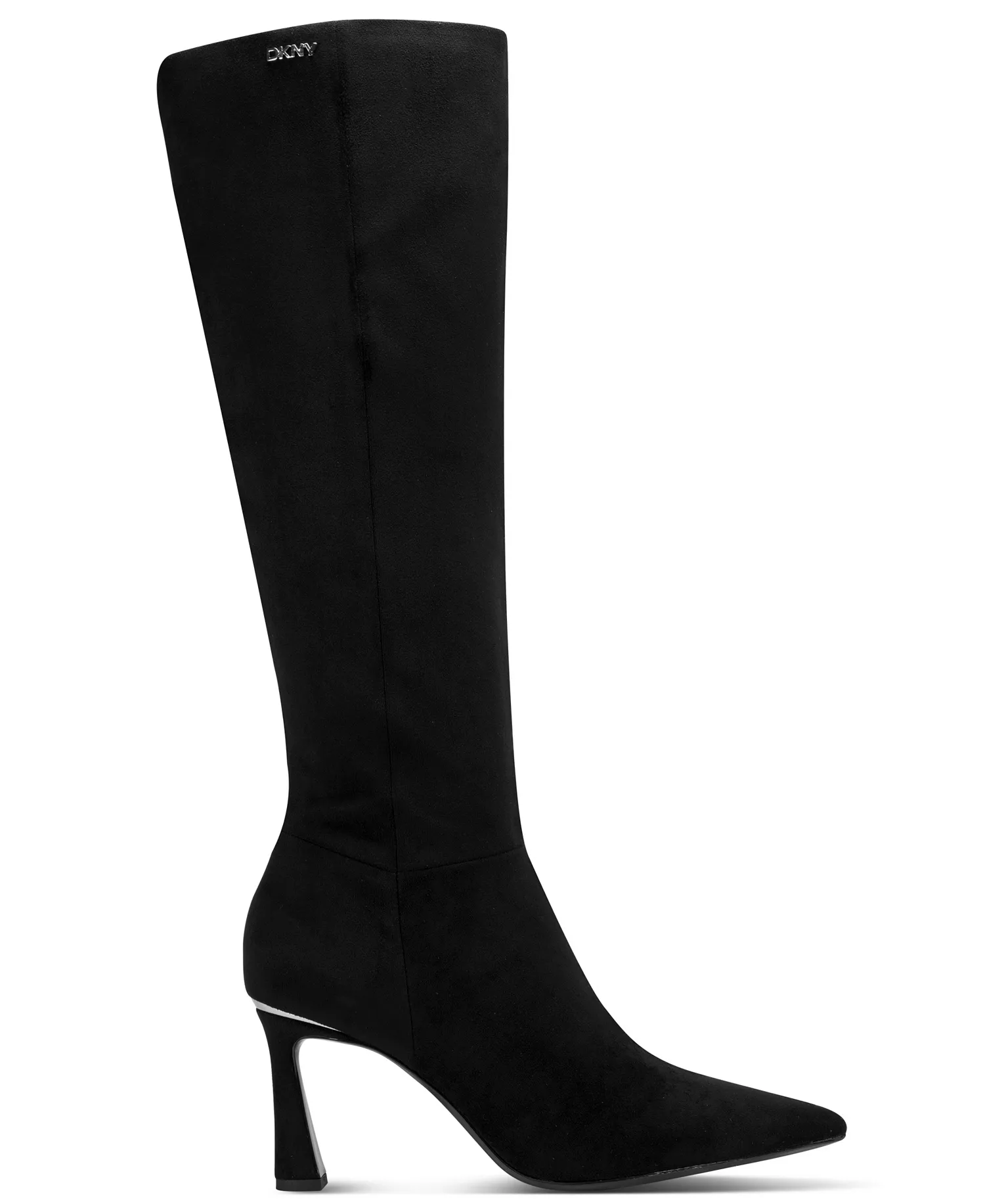 Women's Cainon Pointed Toe Dress Boots - Black Suede - 11M