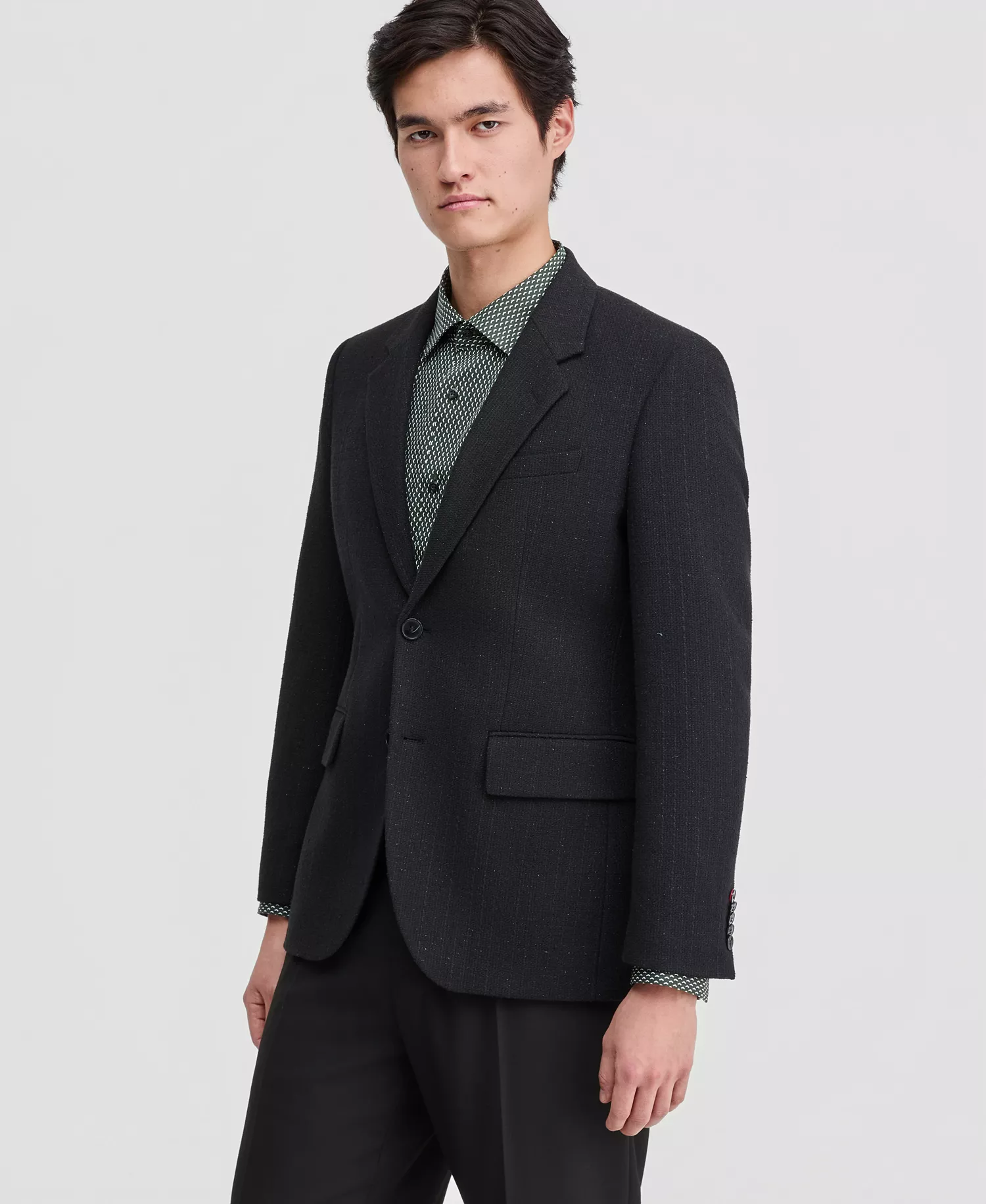 Men's Modern-Fit Sport Coat - Black - 36R