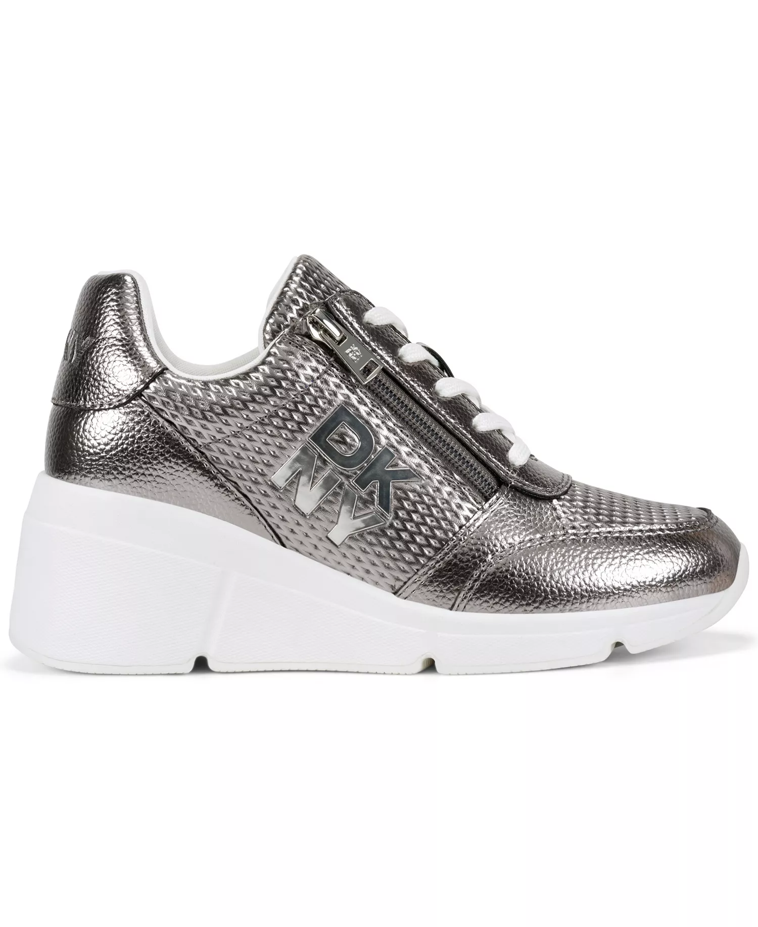 Women's Sorvino Wedge Sneakers - Nickel - 5.5M