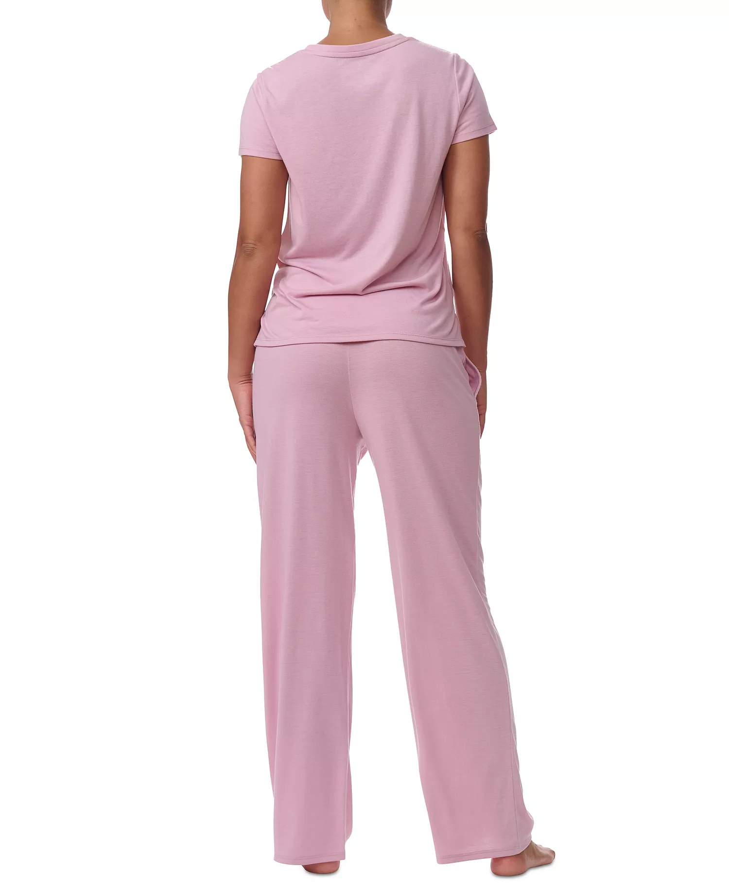 Women's Short-Sleeve Crewneck Sleep Tee - Breezy Orchid - L