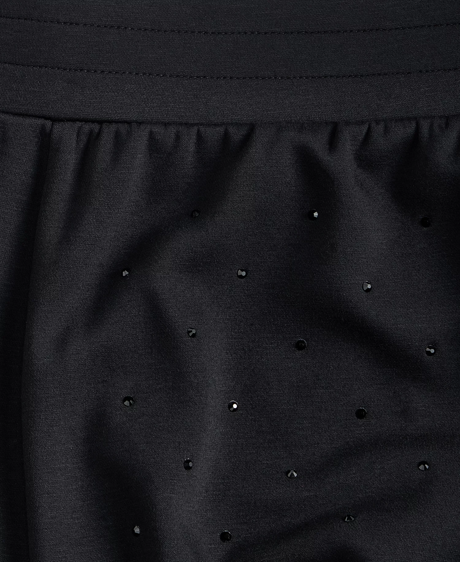 Plus Size Studded Jogger Sweatpants, Macy's Exclusive  - Deep Black - 1X