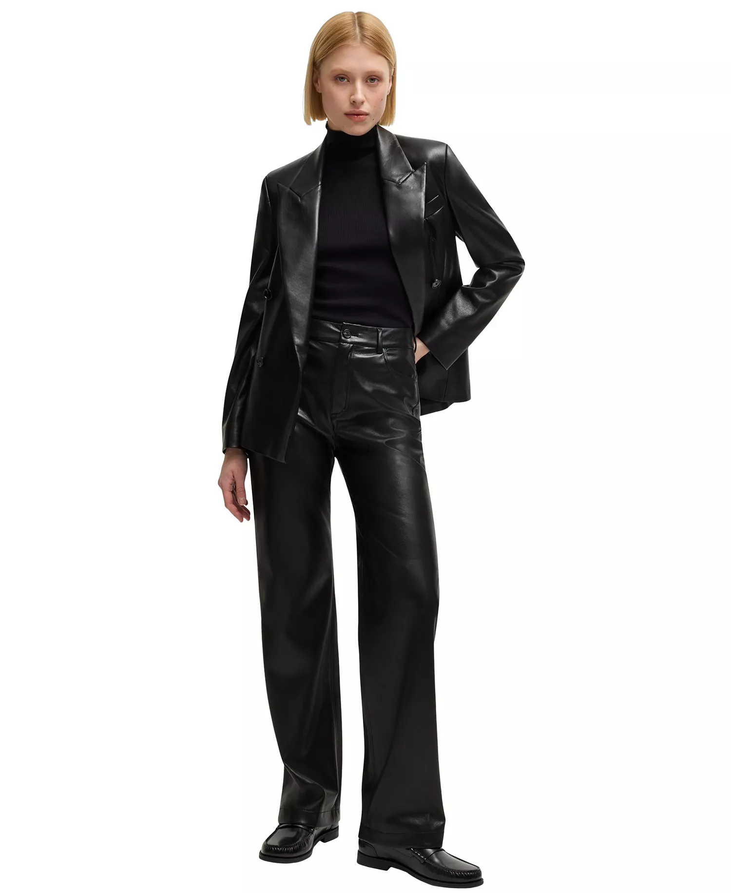 Women's Five-Pocket Trousers - Black - 0