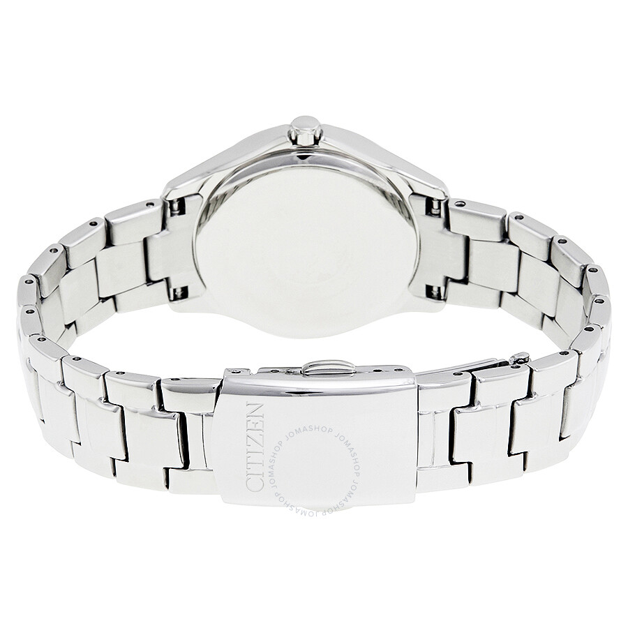 Citizen Silhouette Crystal Eco-Drive Pink Dial Diamond Ladies Watch