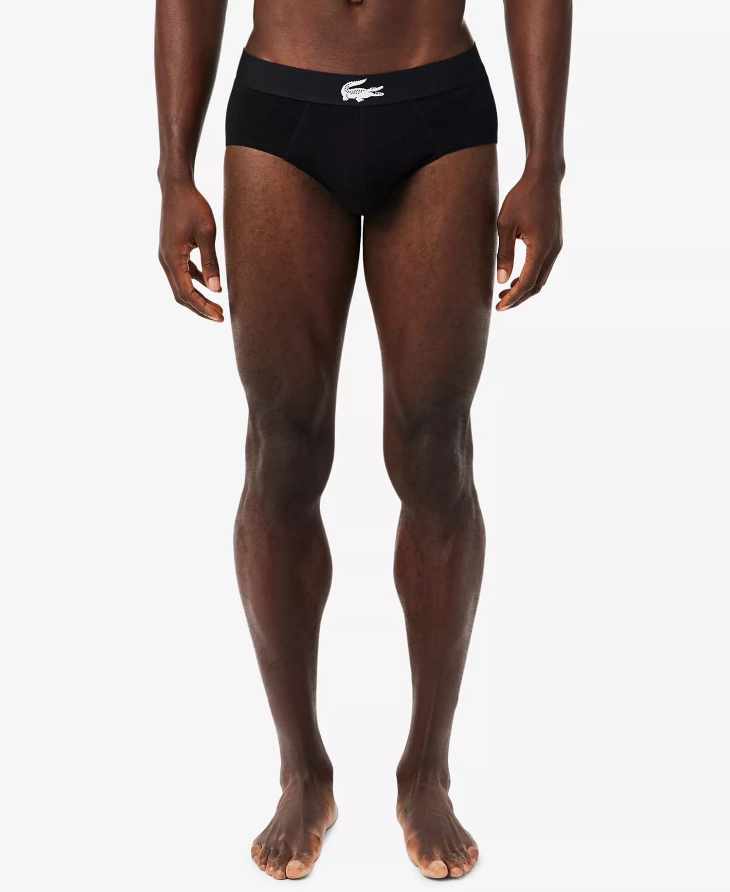 Men's Regular-Fit Briefs, 3-Pack - Black - L