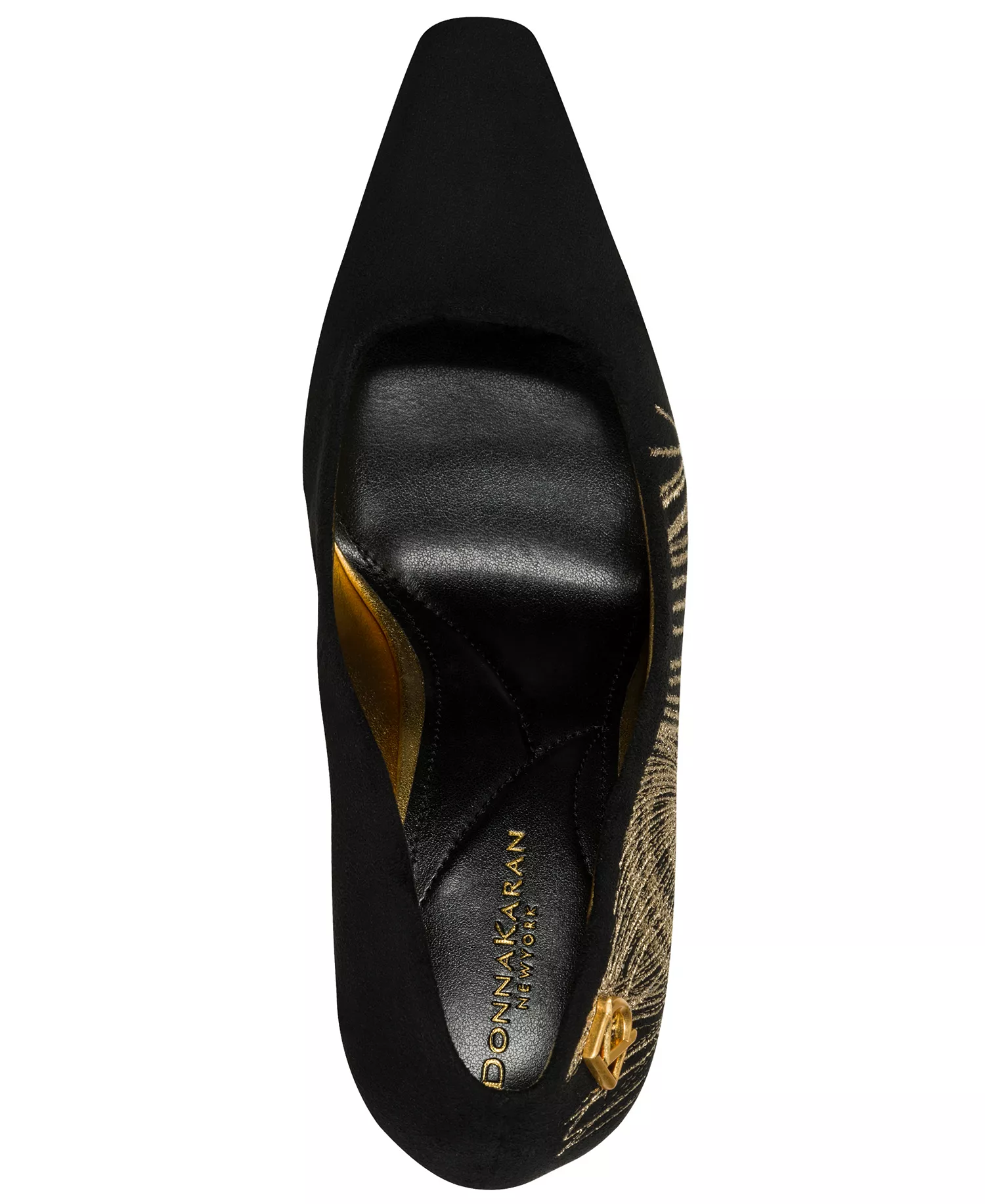 Women's Savita Stiletto Heel High Pumps - Black/ Gold - 10M