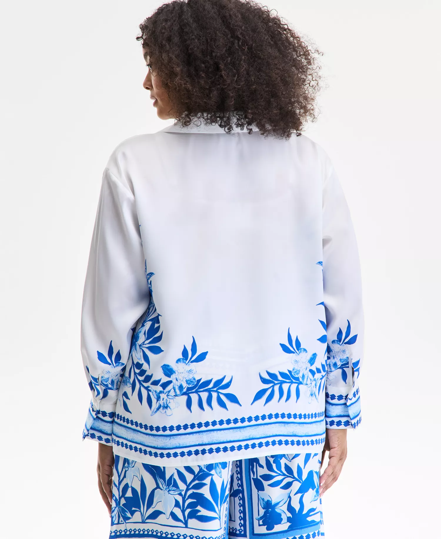 Plus Size Floral-Print Blouse, Exclusively at Macy's - Moira Scarf - 0X