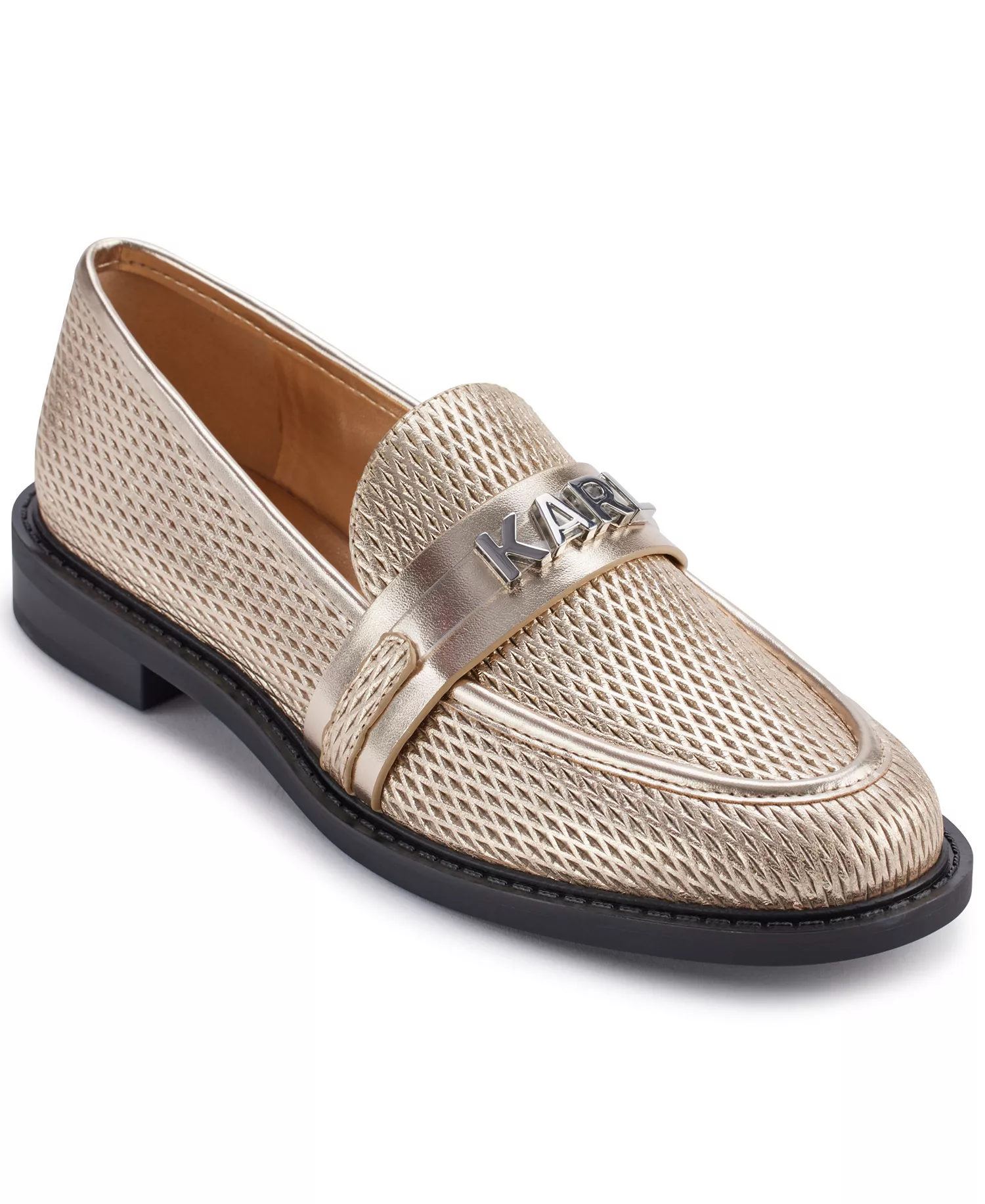 Women's Randall Almond Toe Loafers - White gold - 7M