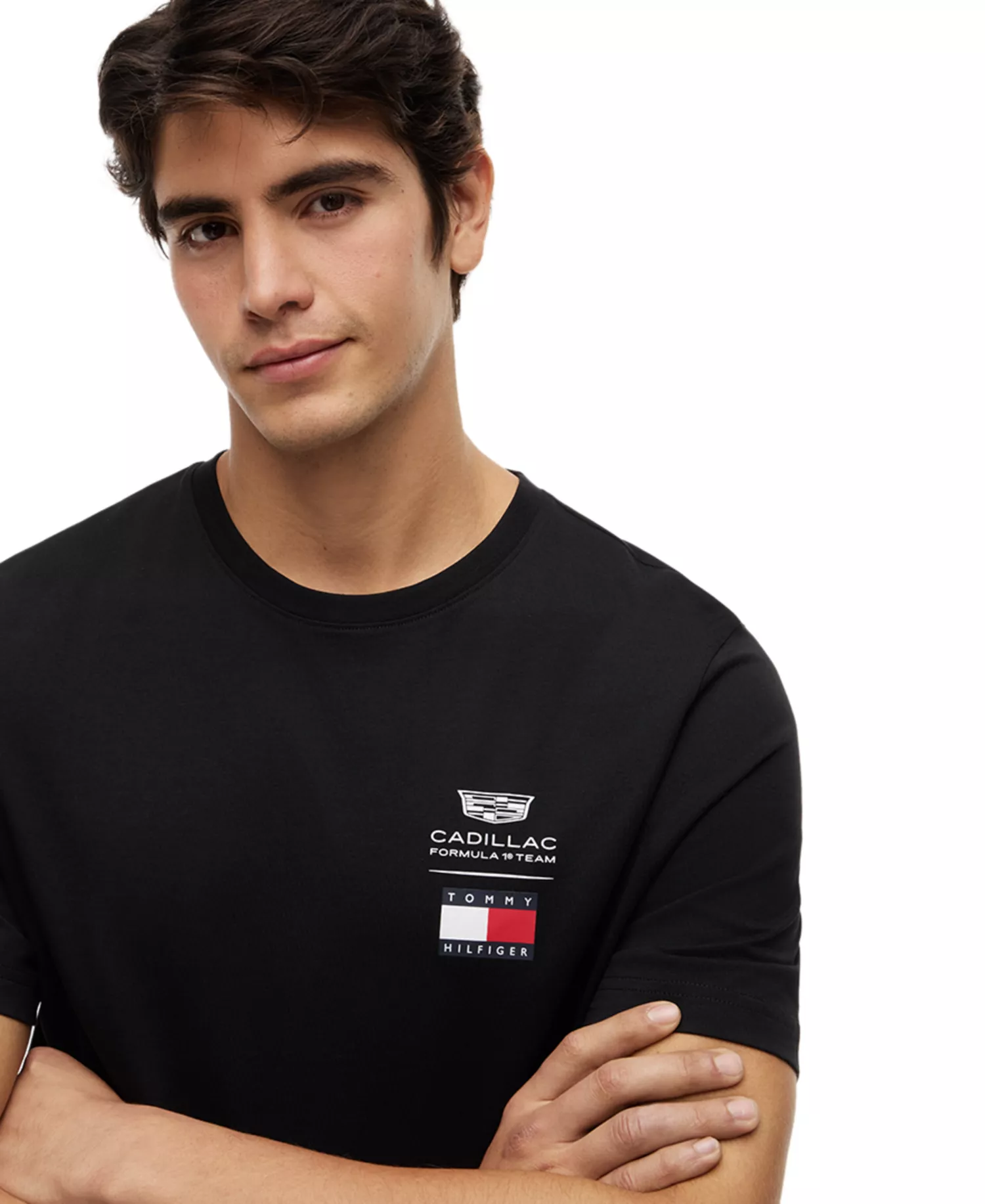 x Cadillac F1® Men's Logo T-Shirt - Black - L