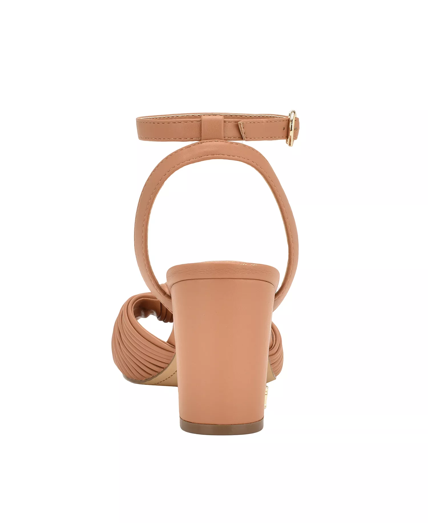 Women's Sarifina Knotted Block Heel Sandals - Medium Natural - 10M