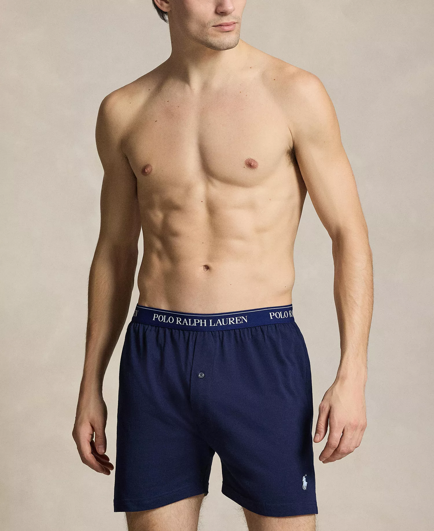 Men's Classic Knit Boxer Briefs, 3-Pack Set - Cruise Navy/Raft Green/Office Blue - L