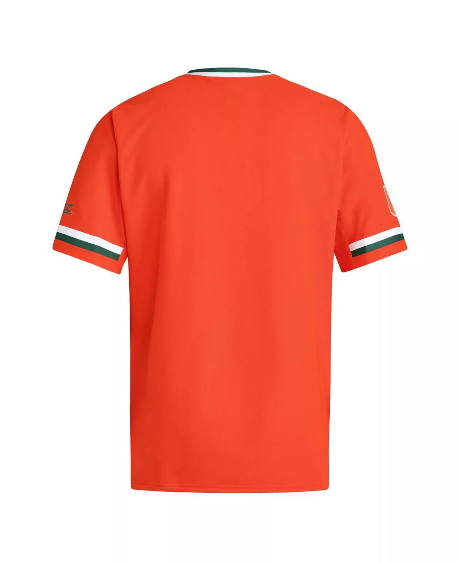 Men's Orange Miami Hurricanes V-Neck Baseball Jersey - Orange - M