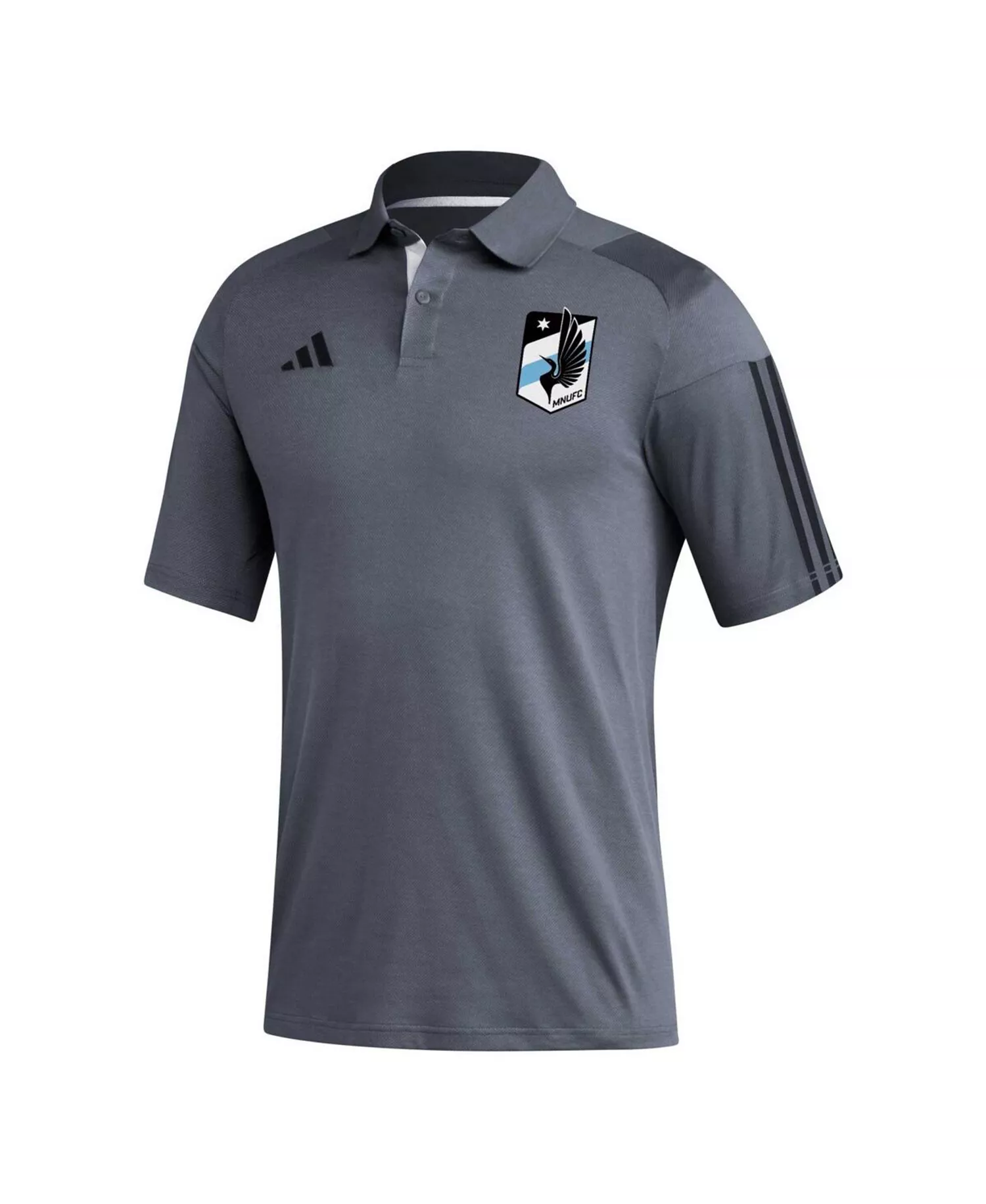 Men's Gray Minnesota United FC 2023 On-Field Training Polo Shirt - Gray - S