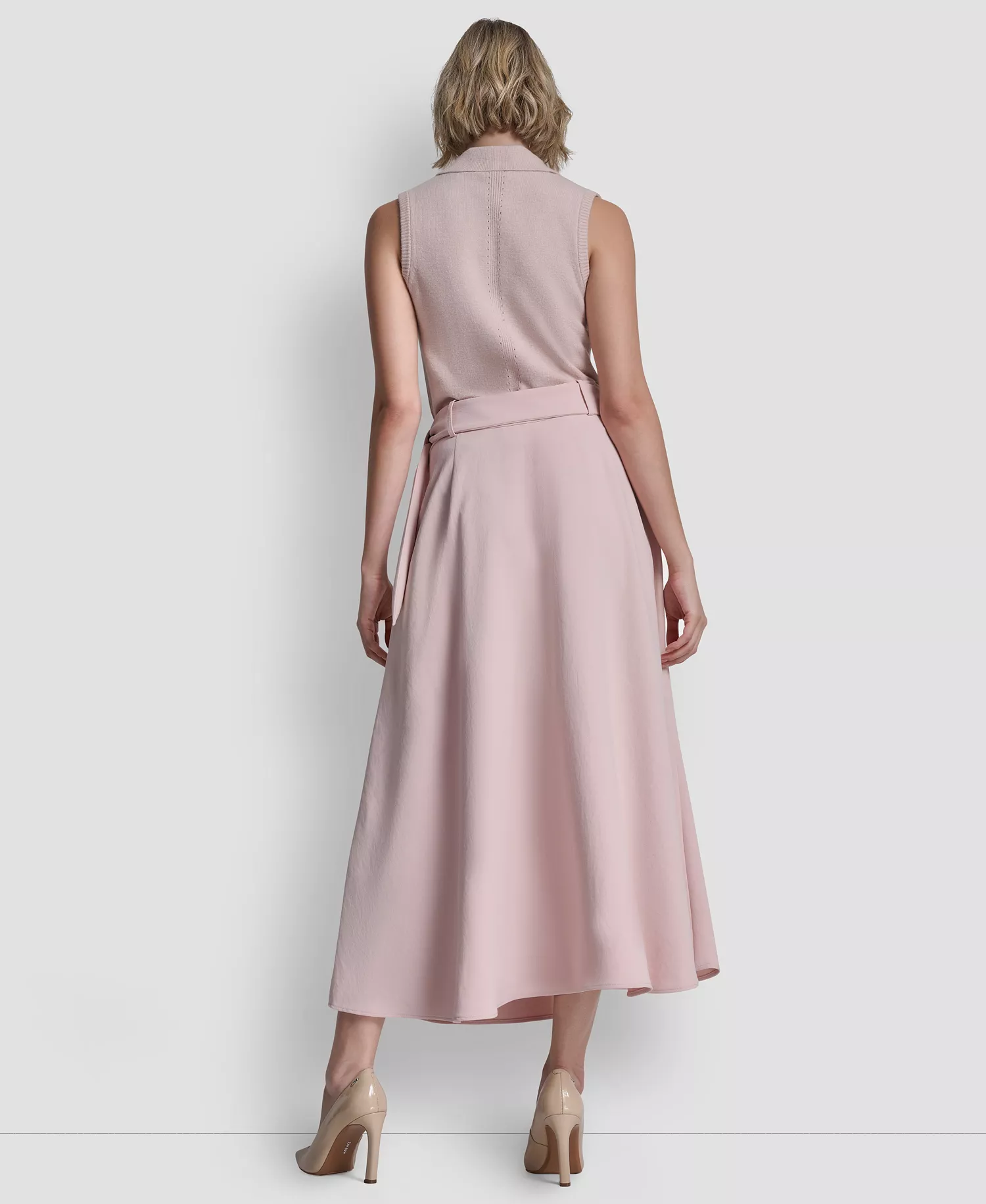 Women's Maxi Skirt with Bow Tie - Cameo - 0