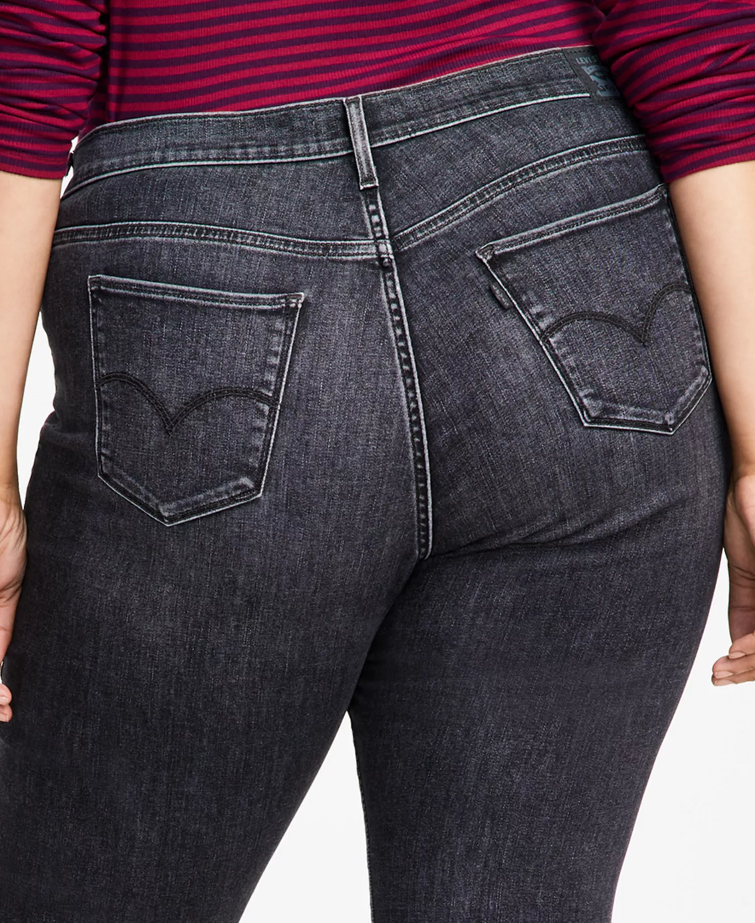 Women's 311 Mid Rise Shaping Skinny Jeans - Bloom Black - 14W