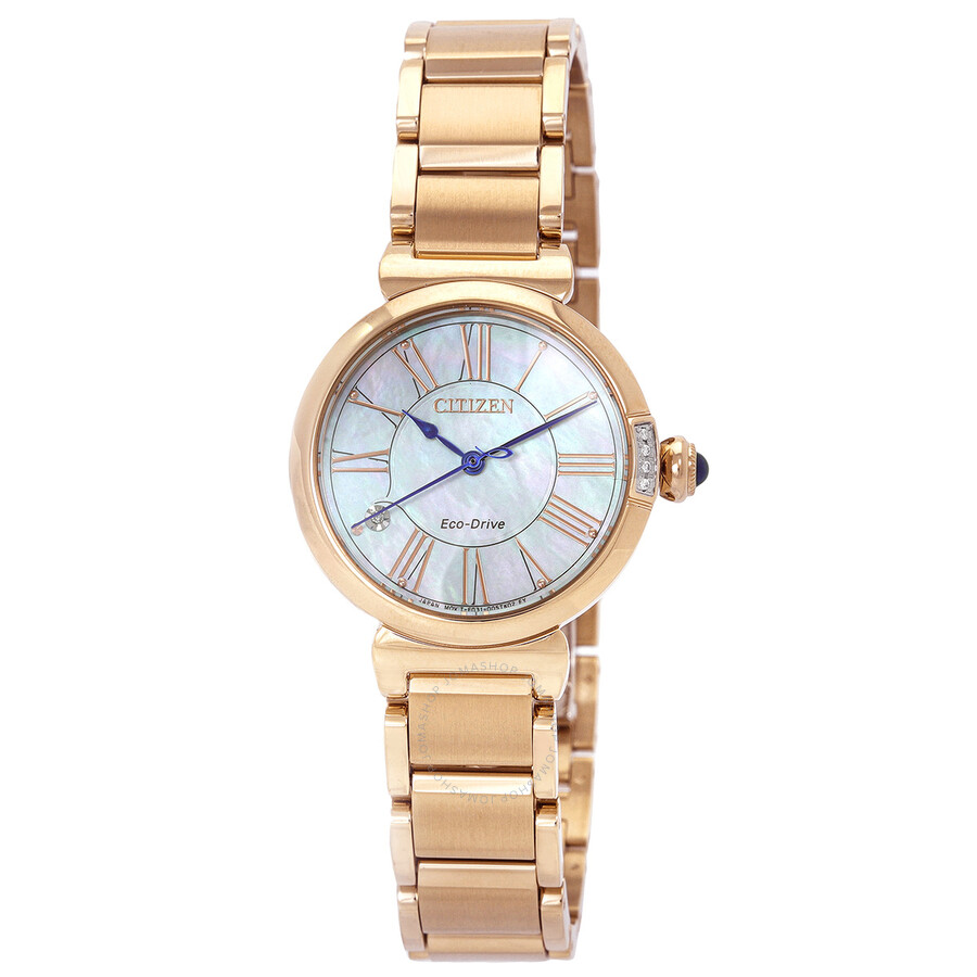 Citizen L Series Eco-Drive Mother of Pearl Dial Ladies Watch