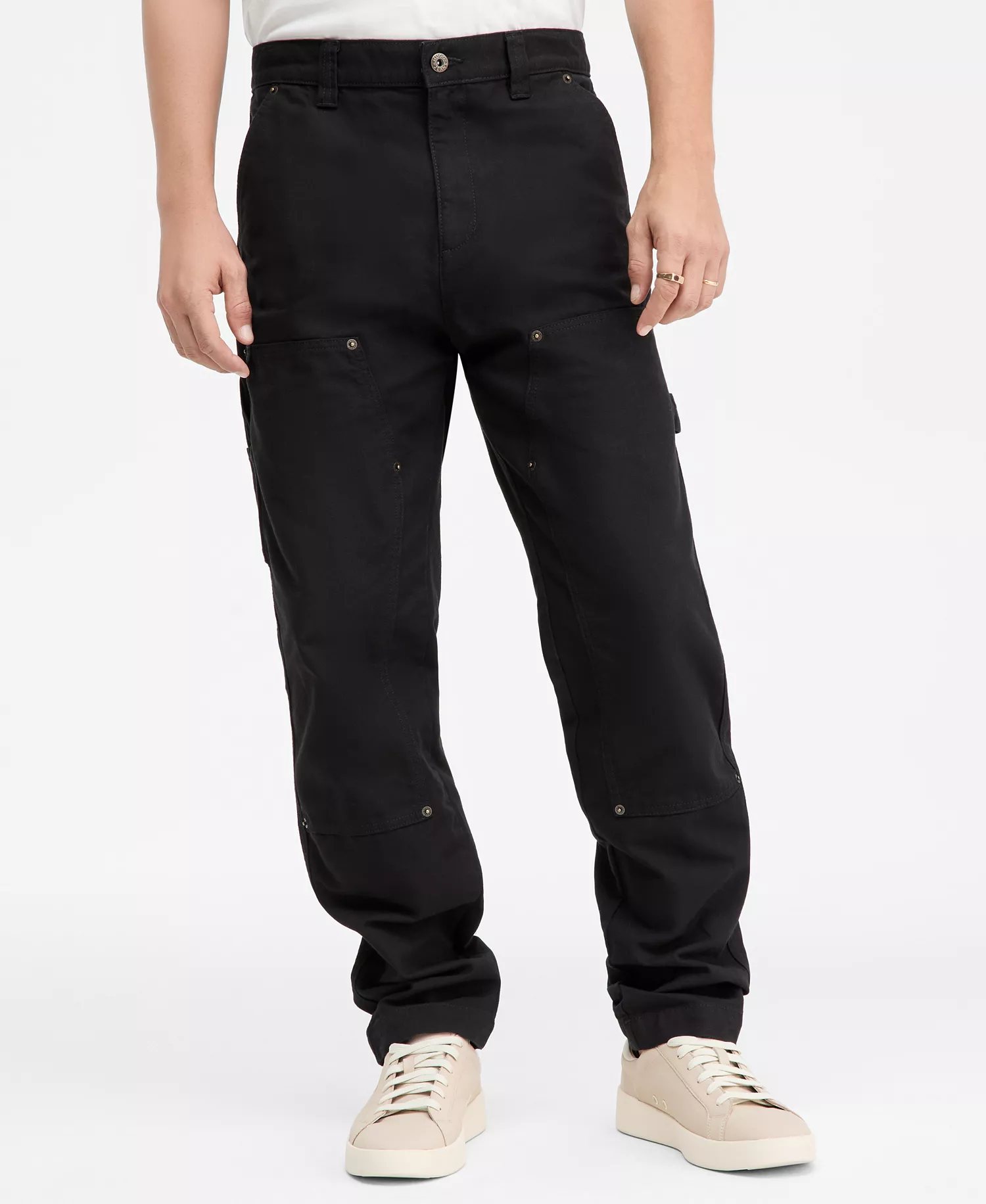 Gioro Tapered Fit Carpenter Pants - black - 2XL