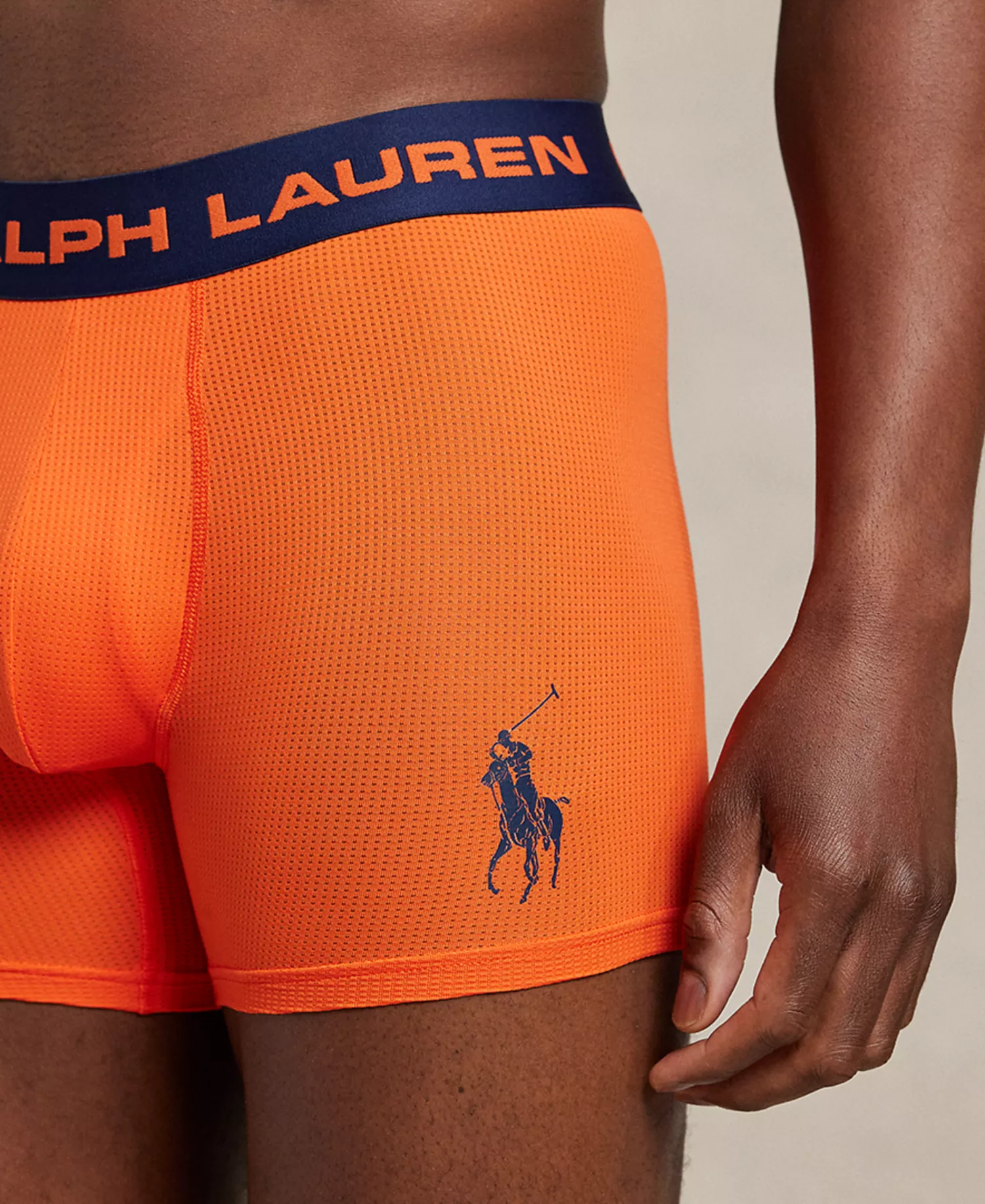 Men's Perfect Pouch Boxer Briefs - Active Orange - L