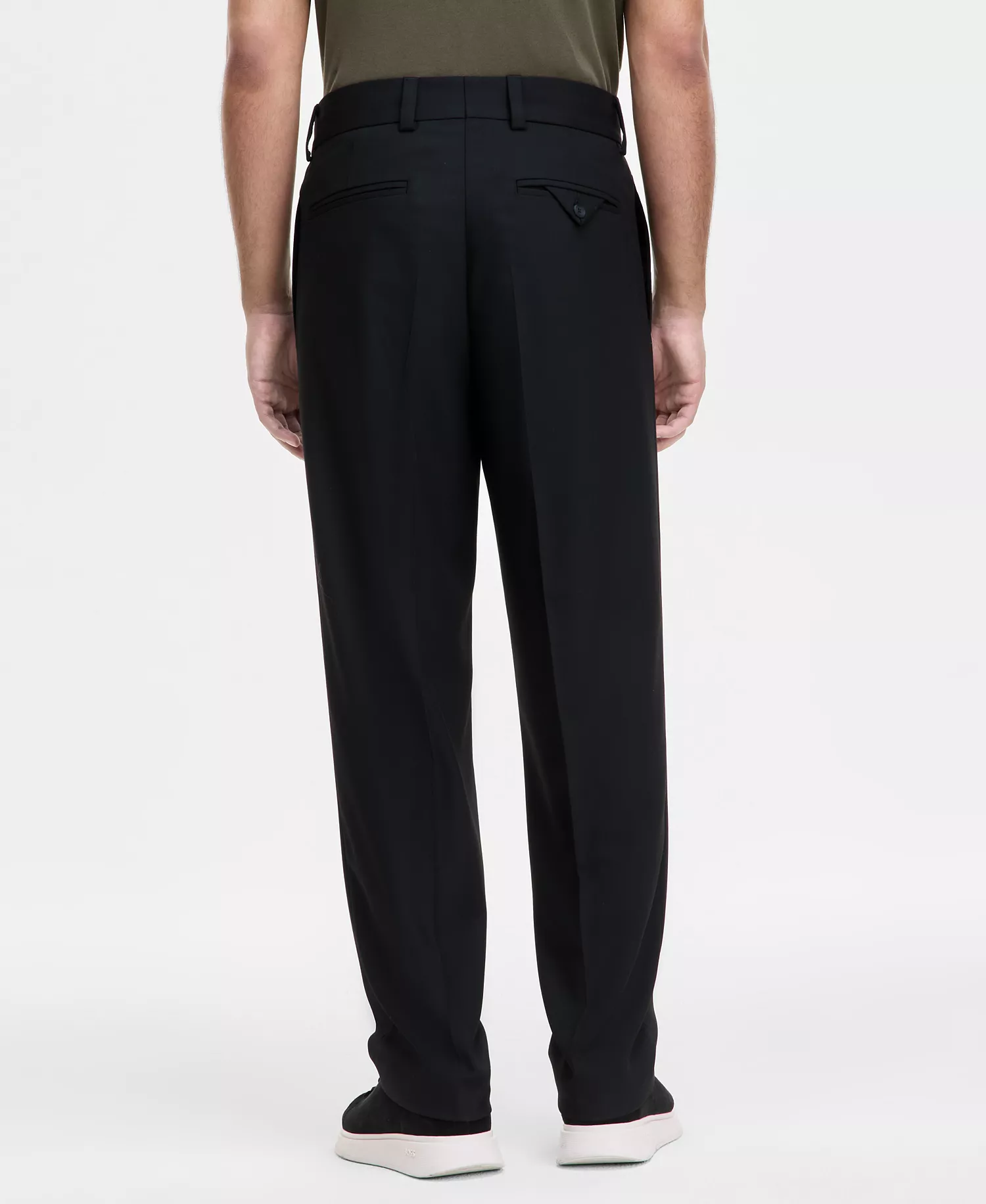 BOSS by Hugo Boss Men's Modern-Fit Black Pants - Black - 32R