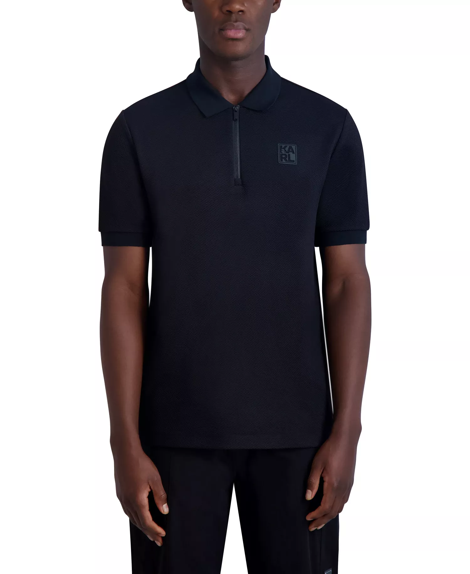 Men's Performance Solid Cuff Polo Shirt - White - 2XL
