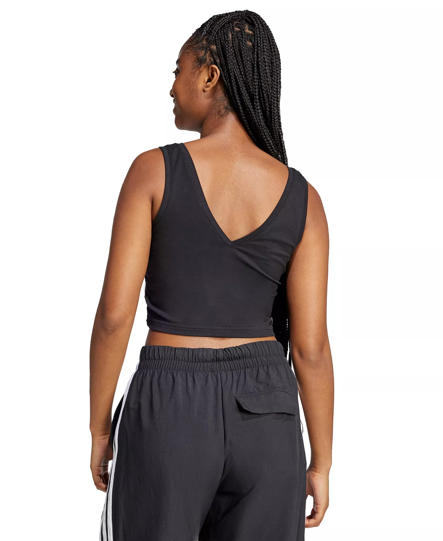 Women's Essentials Small Logo Cotton Tank Top - Black/white - 2XL