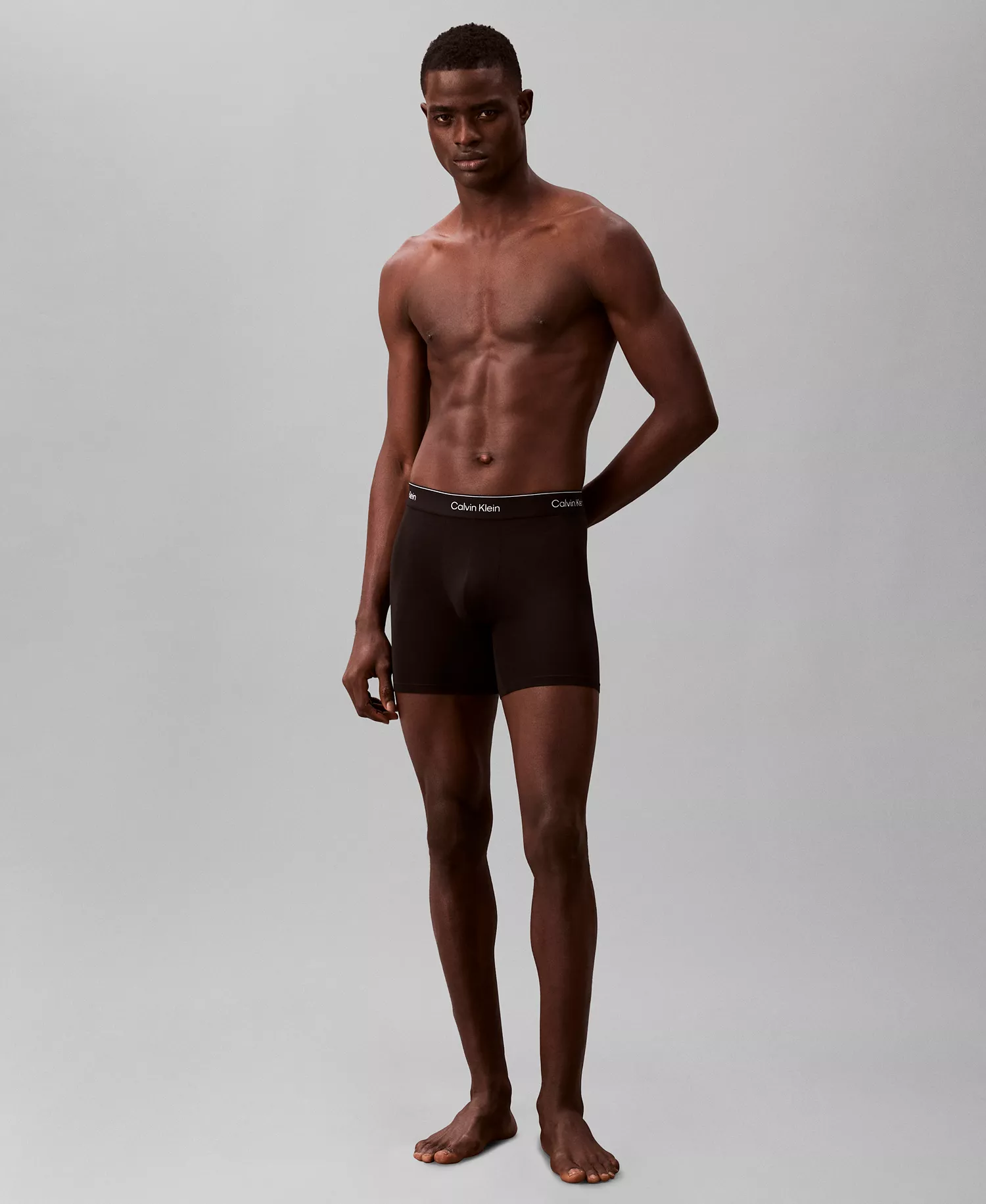 Men's Infinity Bond Boxer Briefs, 5-Pack - Black Bodies With Royalty/Black/Casual Blue/Turbulen - L