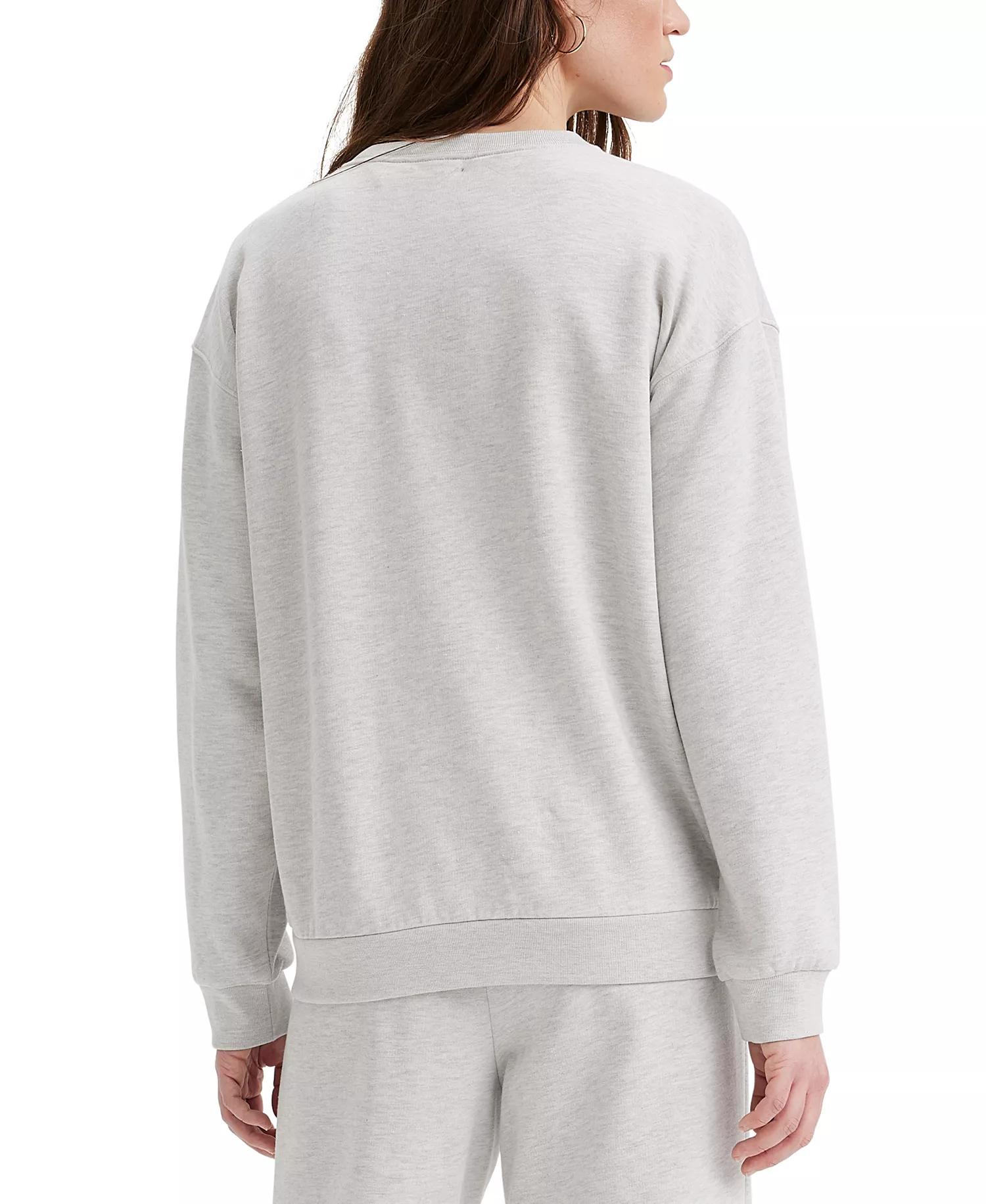 Women's Everyday Crewneck Long-Sleeve Sweatshirt - Orbit Heather Gray - 2XL