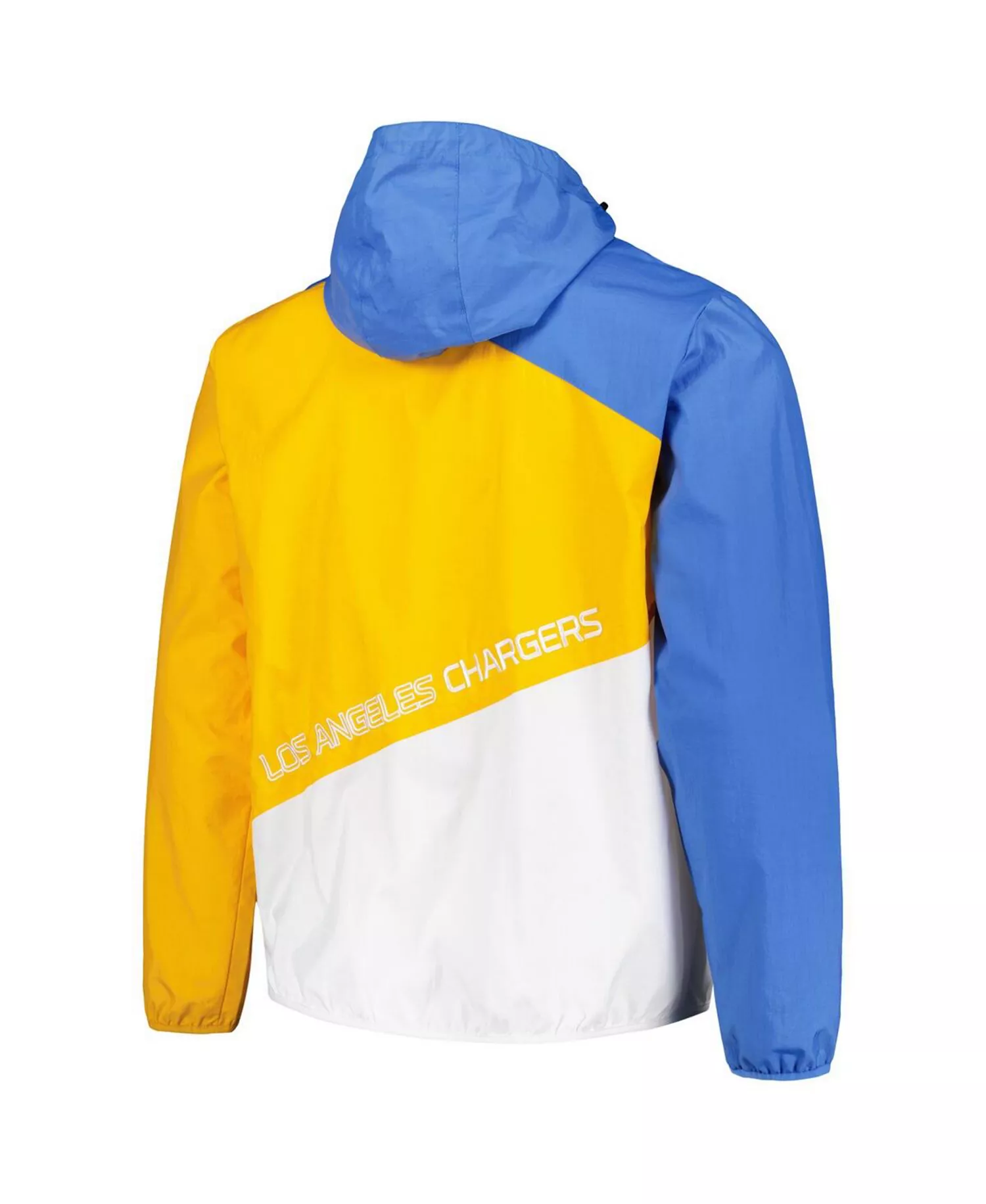 Men's Powder Blue, Gold Los Angeles Chargers Bill Full-Zip Jacket - Powder Blue, Gold - XL