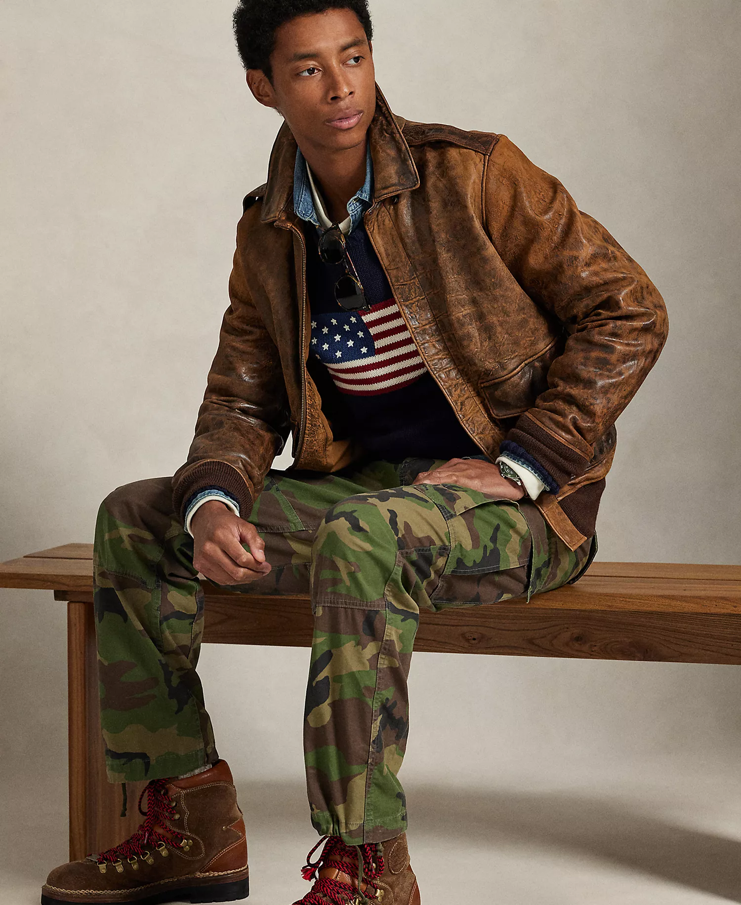 Men's Classic Fit Camo Canvas Cargo Pants - Surplus Camo - 30x30