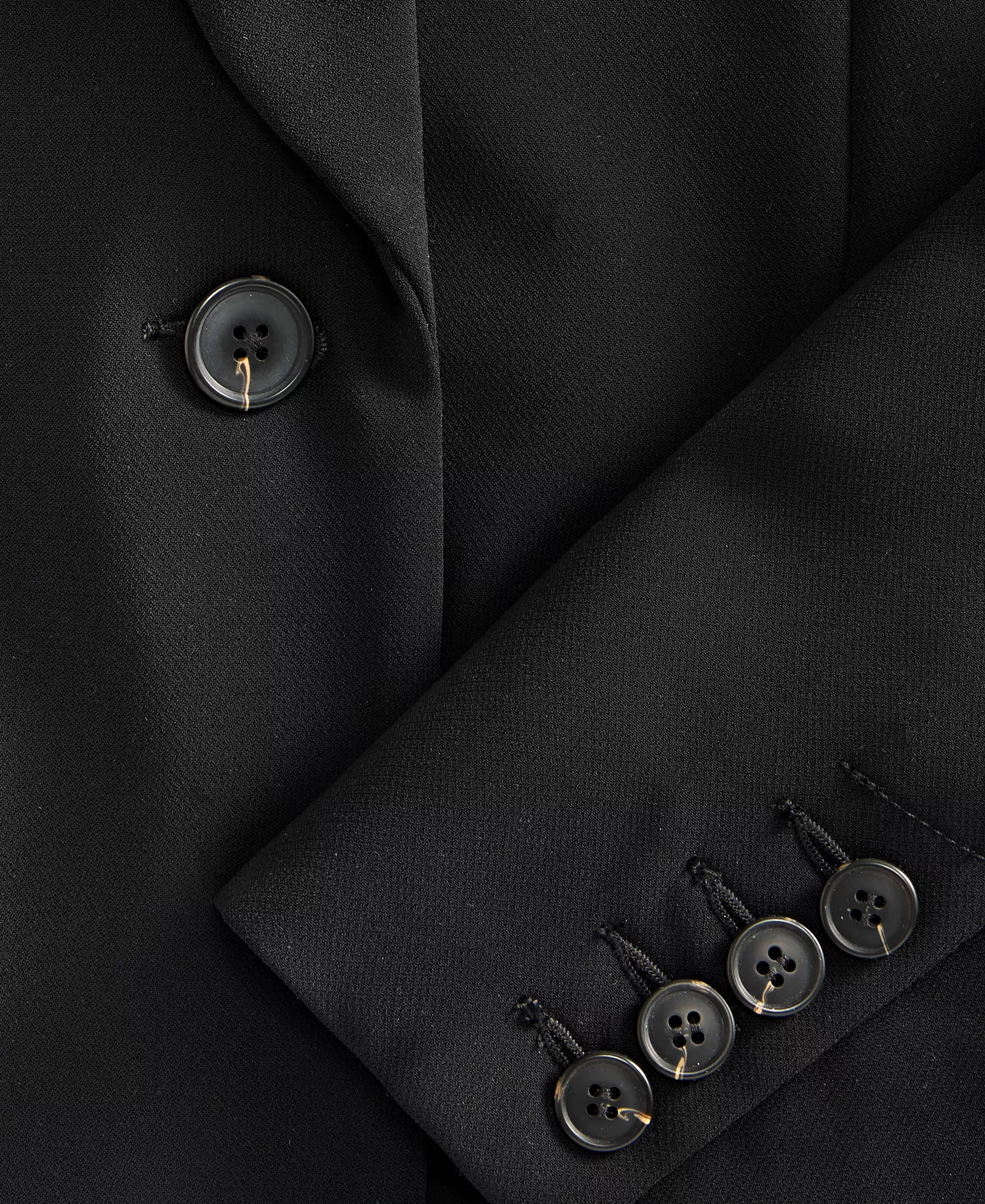 Women's Oversized One-Button Blazer, Macy's Exclusive - Deep Black - L