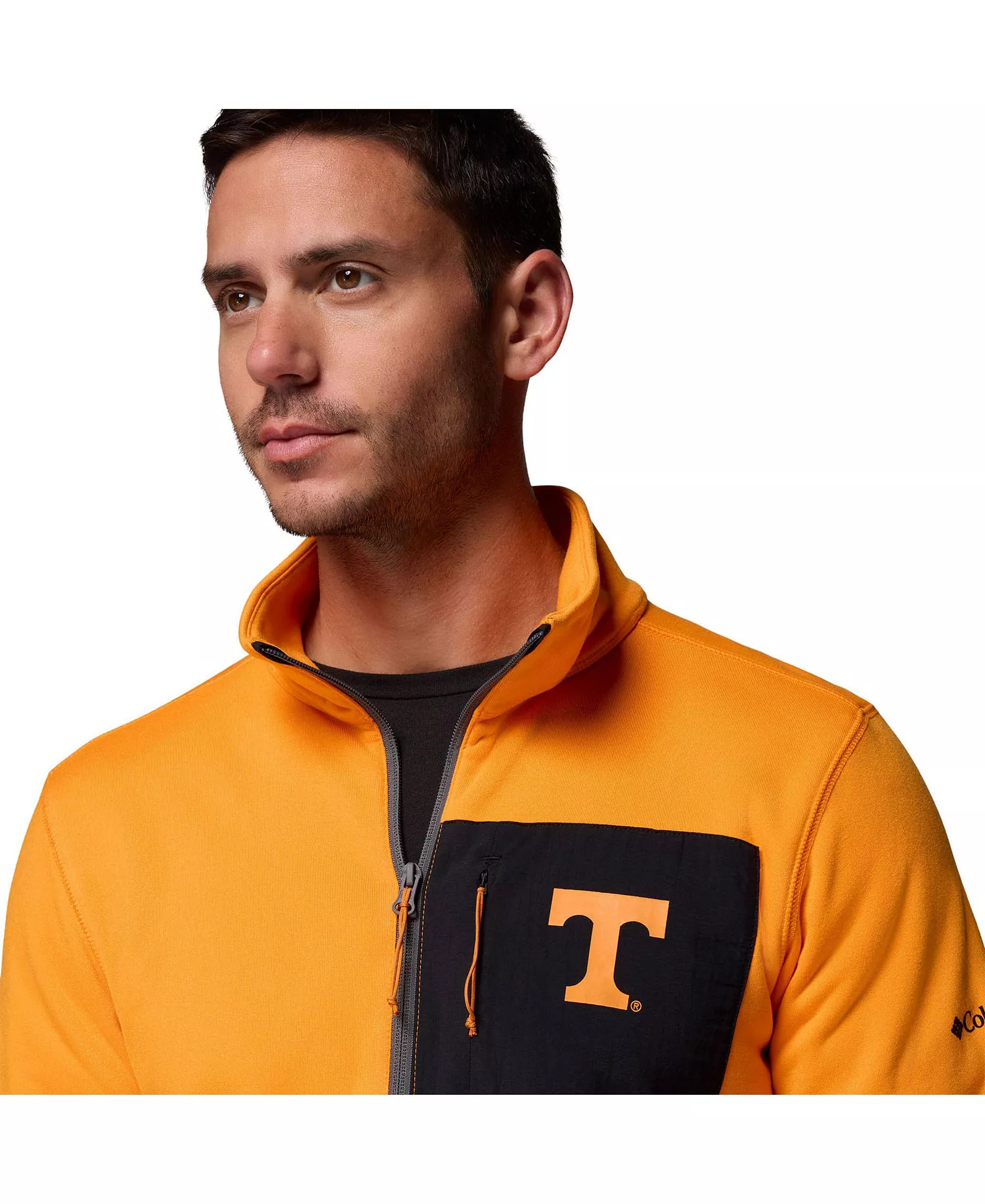 Men's Tennessee Orange/Gray Tennessee Volunteers Hike Omni-Wick Half-Zip Pullover Sweatshirt - Tennessee Orange, Gray - L