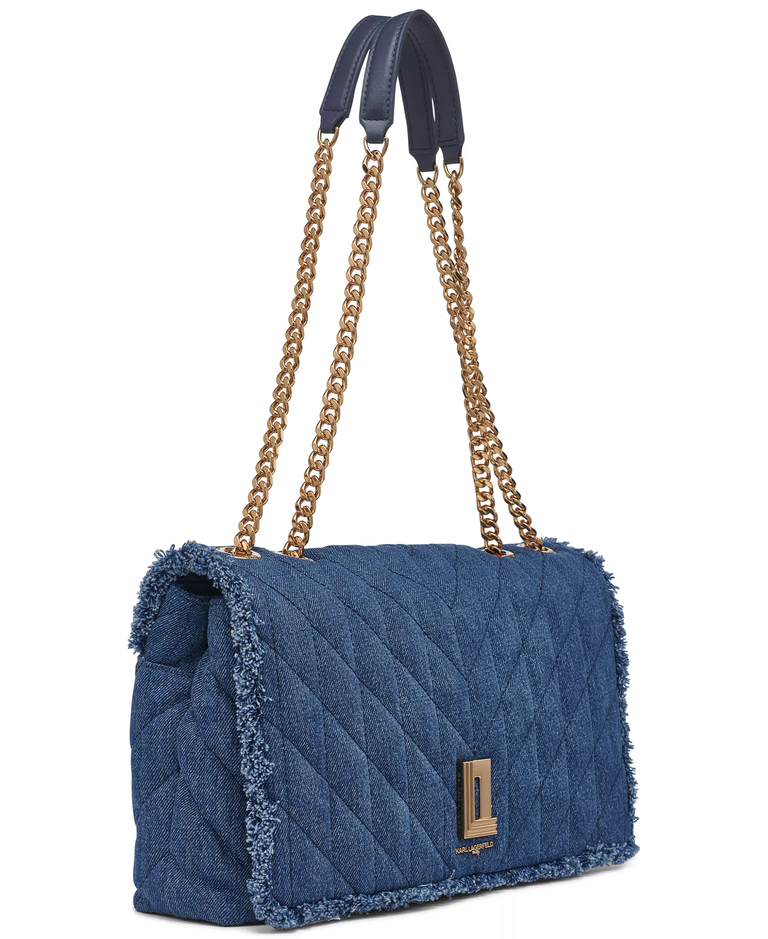 Lafayette Large Shoulder Bag  - Washed Denim - NO SIZE