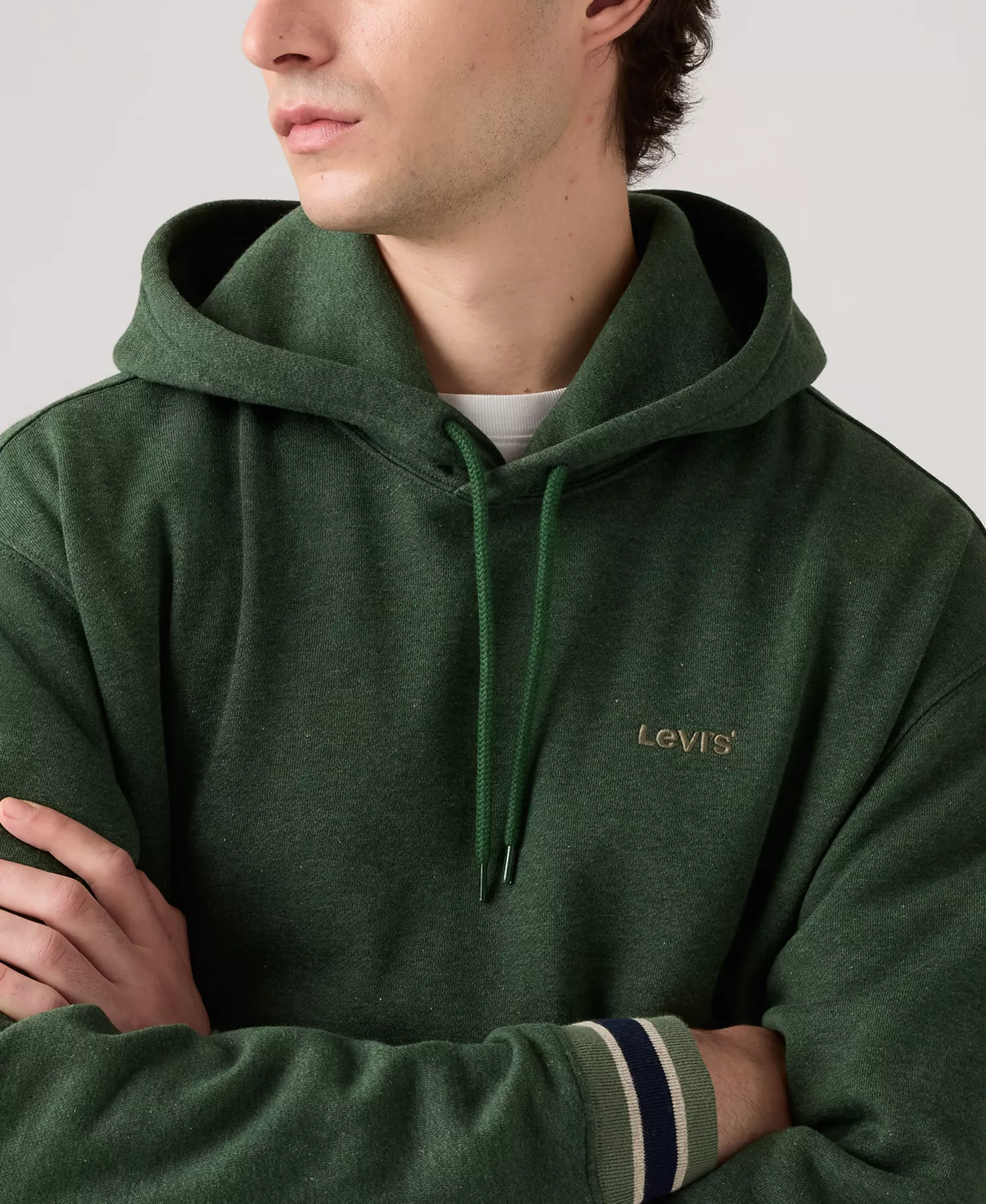 Men's Logo Graphic Hoodie - Duffel Green - 2XL