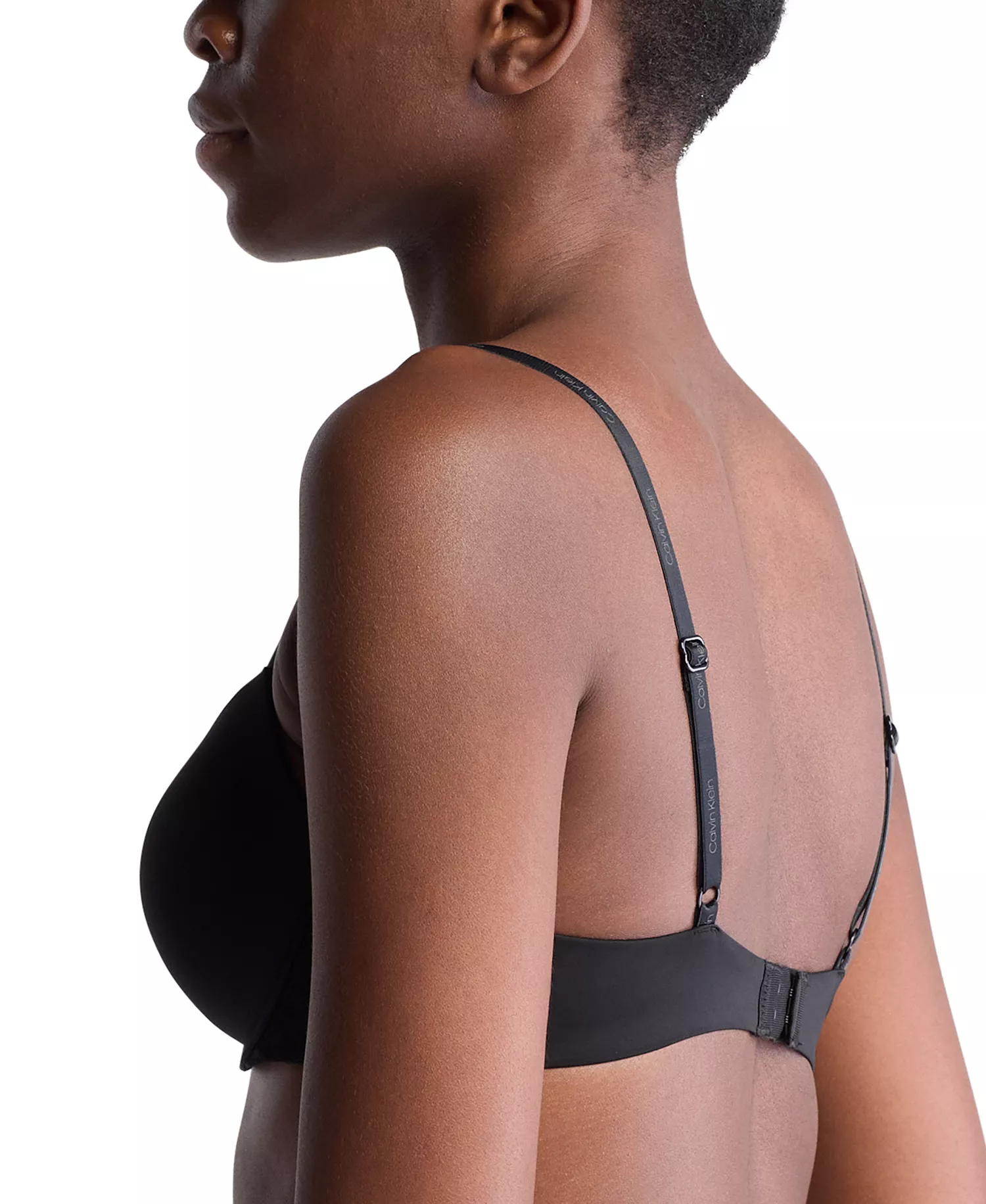 Women's Soft Stretch Lace Push-Up Plunge Bra QF7578 - Black - 30D