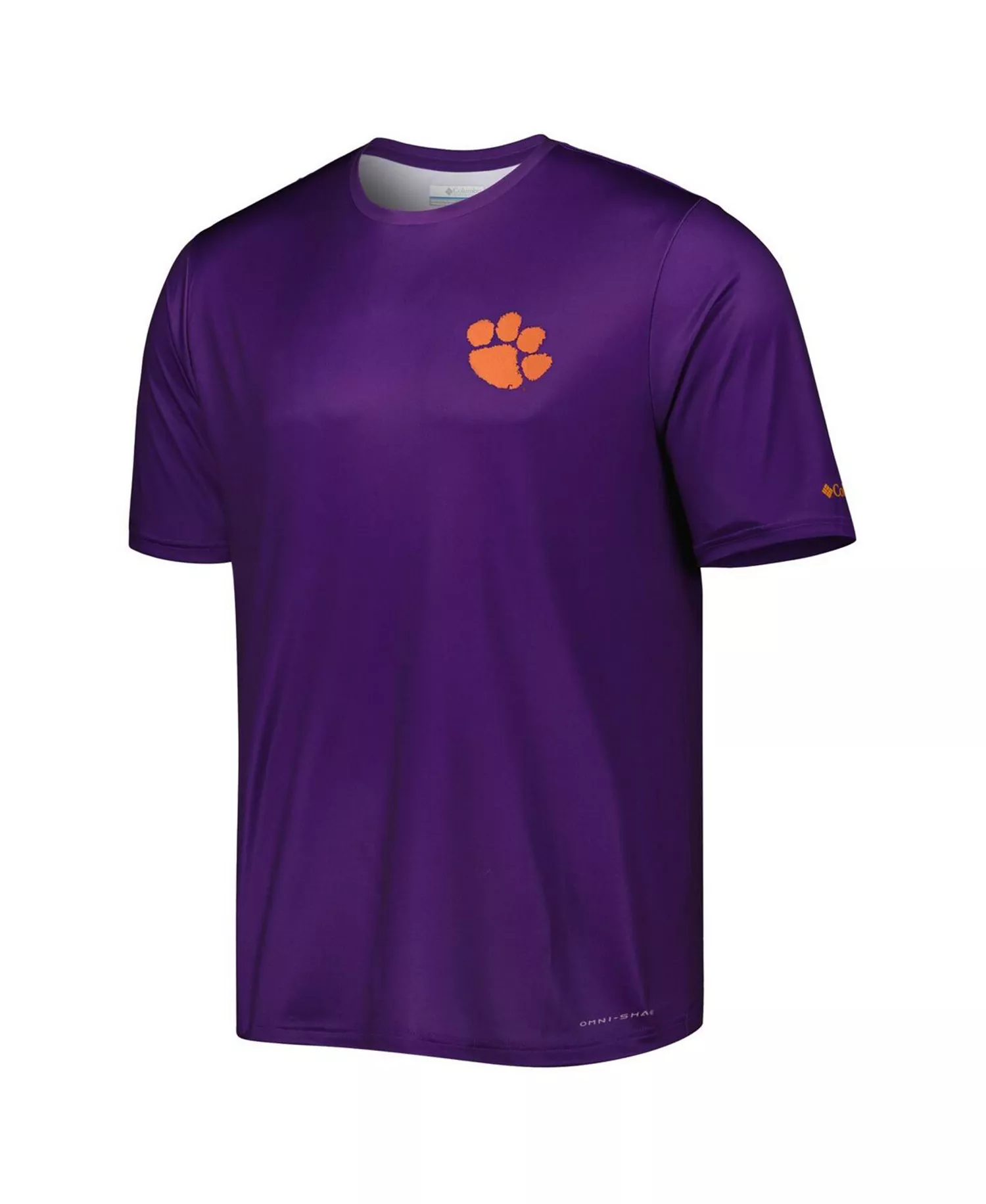 Men's Purple Clemson Tigers Terminal Tackle State Omni-Shade T-Shirt - Purple - L