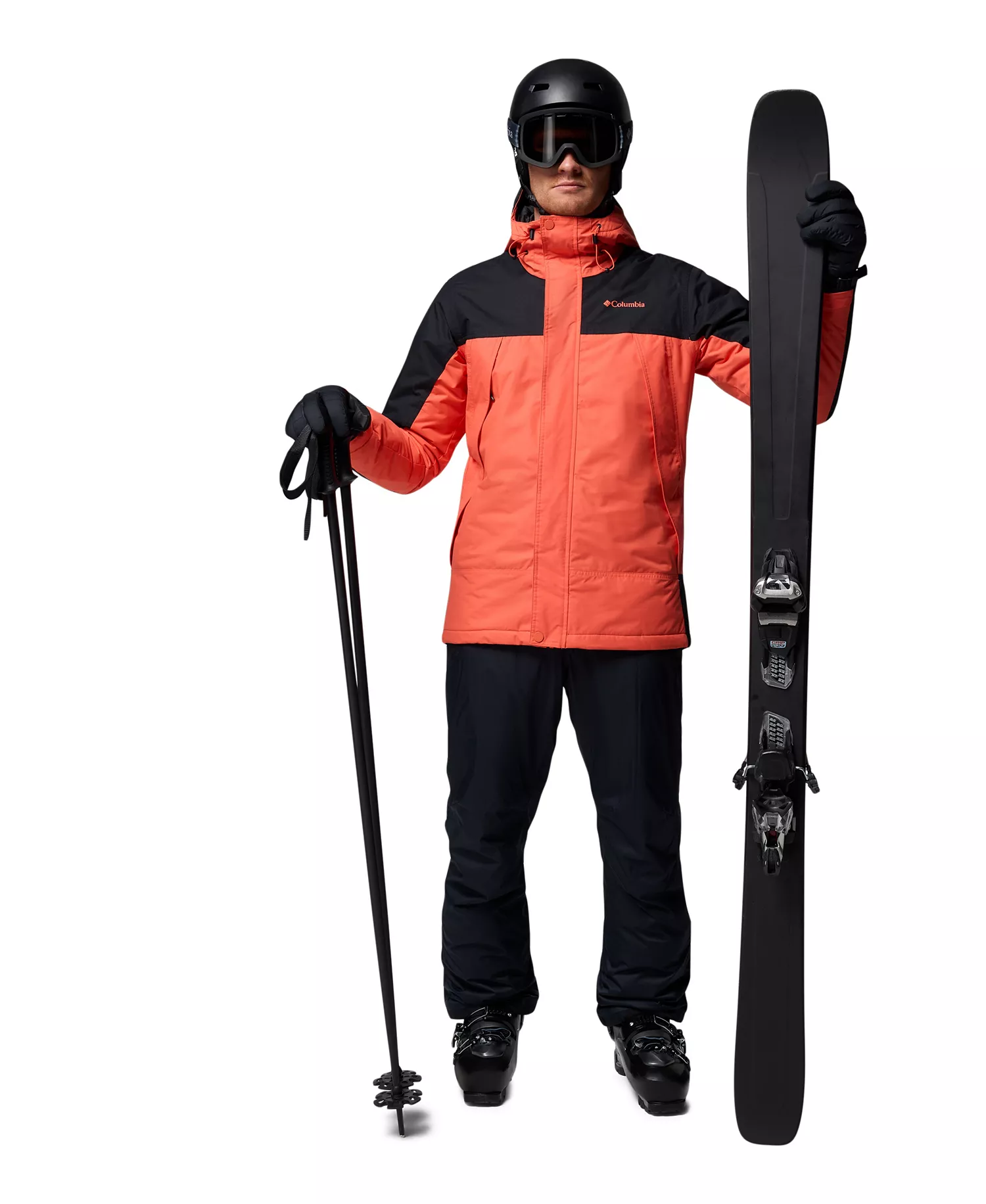 Men's Shotski Tech Ski Jacket - Zing/Black - XXL