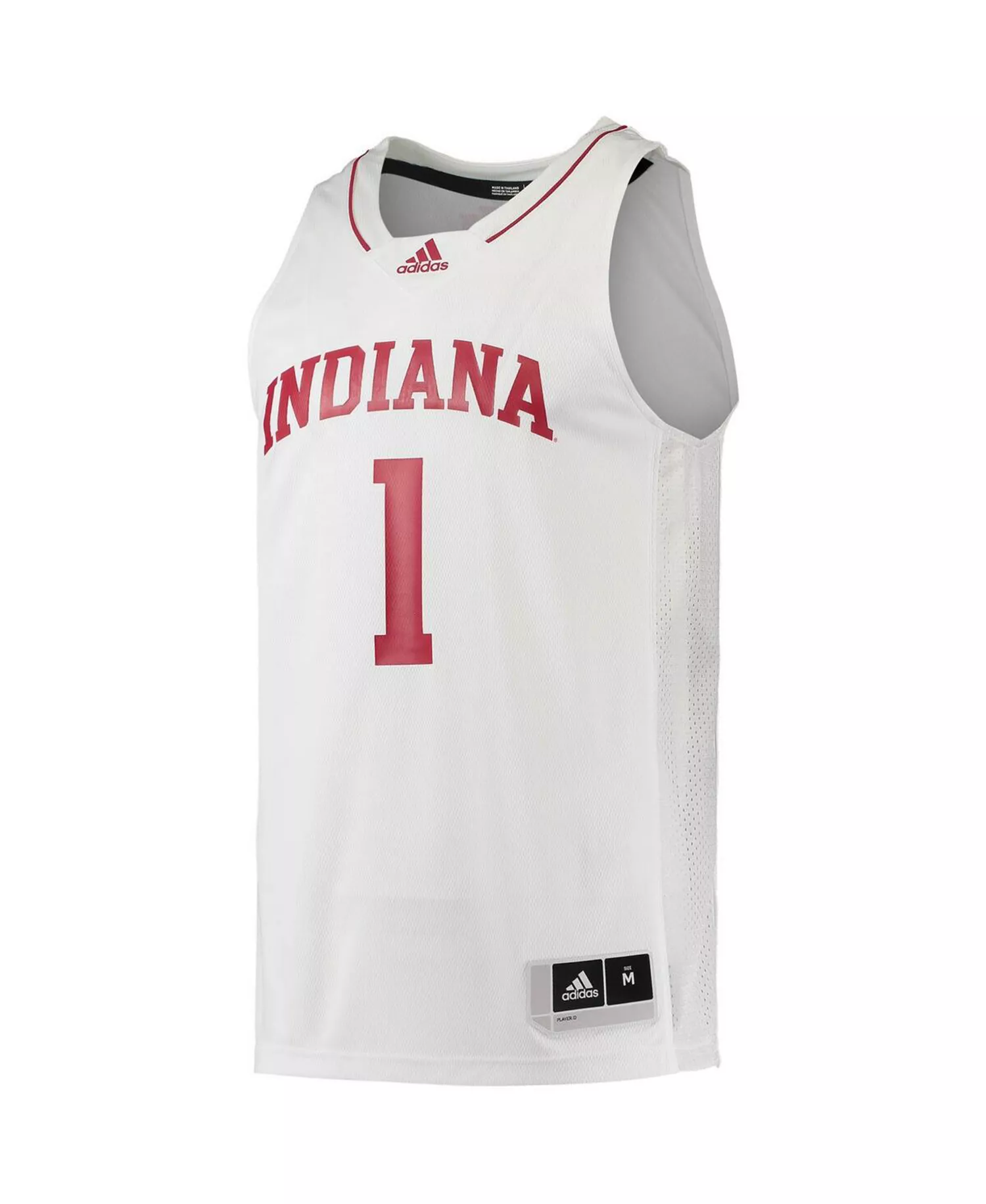 Men's 1 Indiana Hoosiers Swingman Team Basketball Jersey - Cream - 2XL