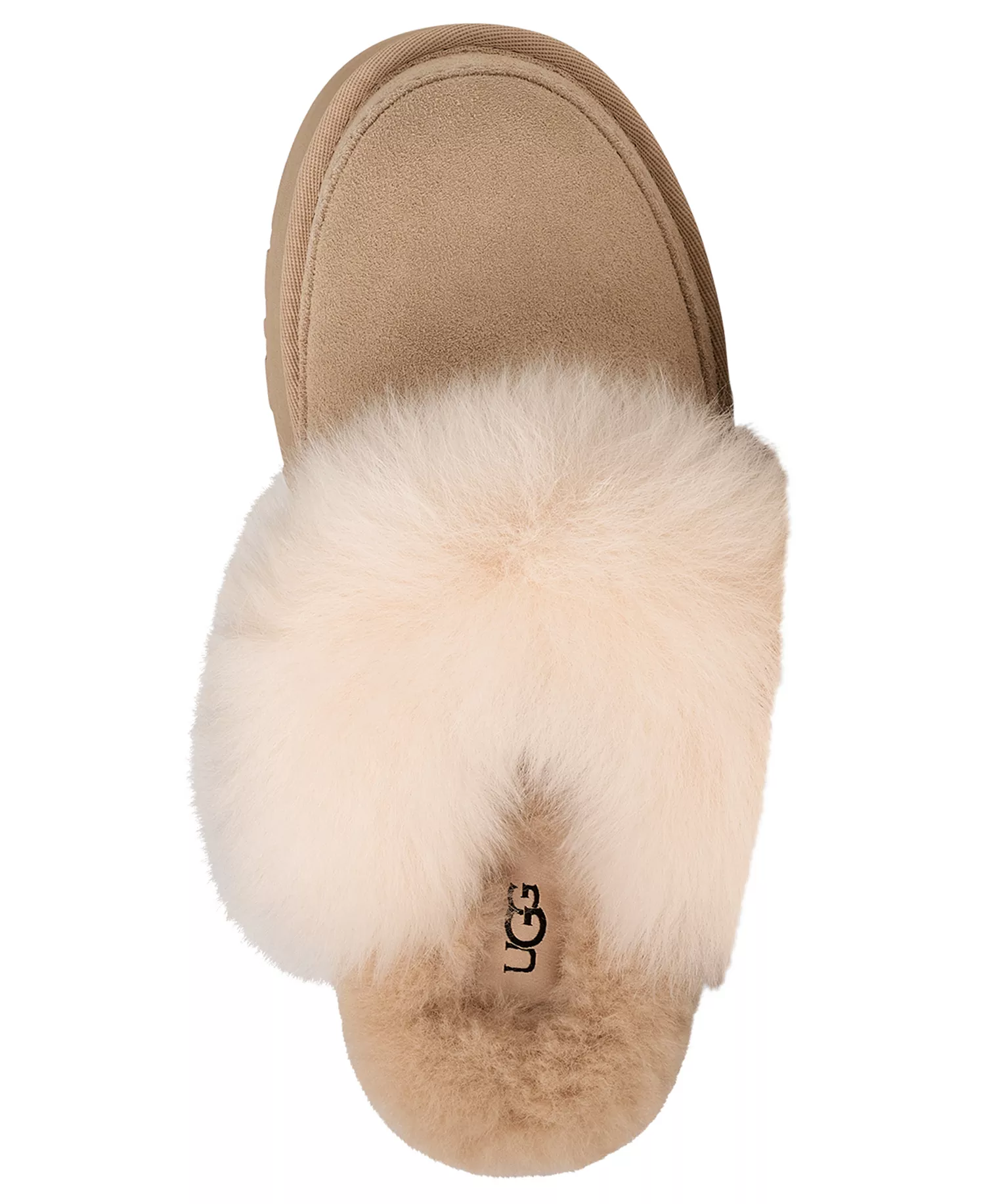 UGG Women's Disquette Chalet Round Toe Slipper - Beige - 9M