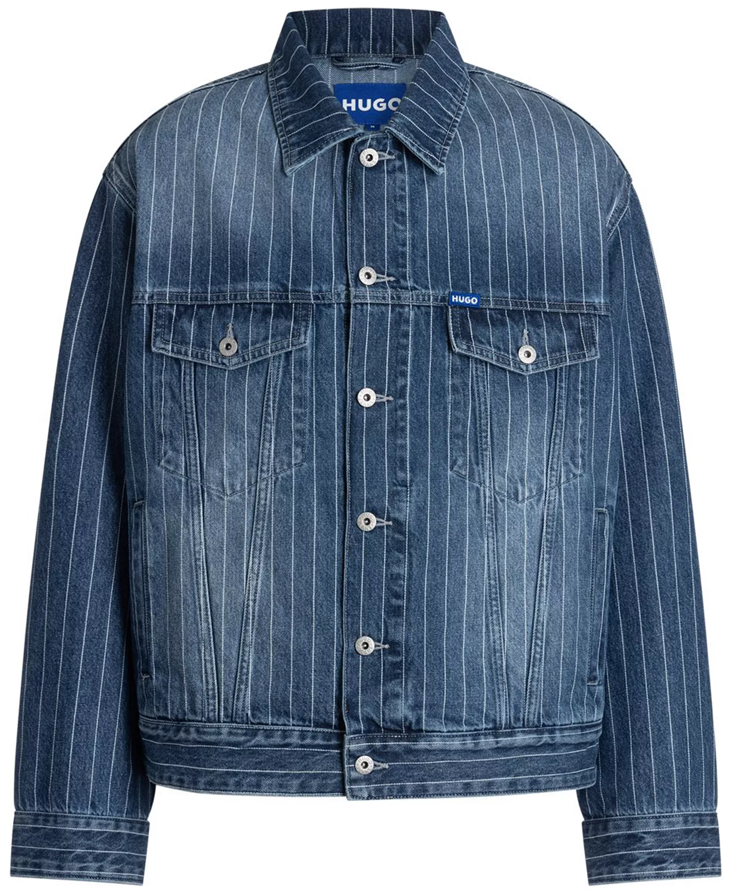 Men's Kirkby Stripe Shirt - Medium Blue - L